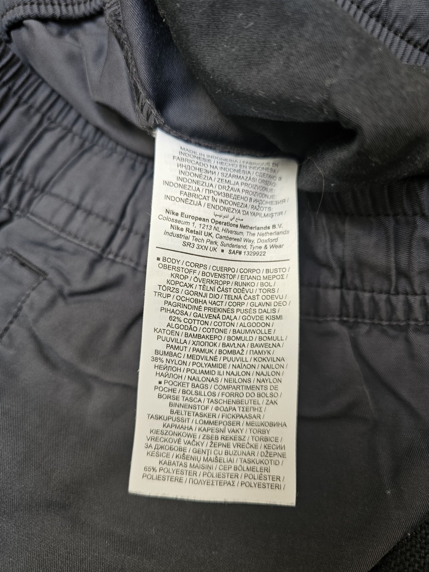 Nike Mens Grey Cargo Style Chino Trousers - L/Large