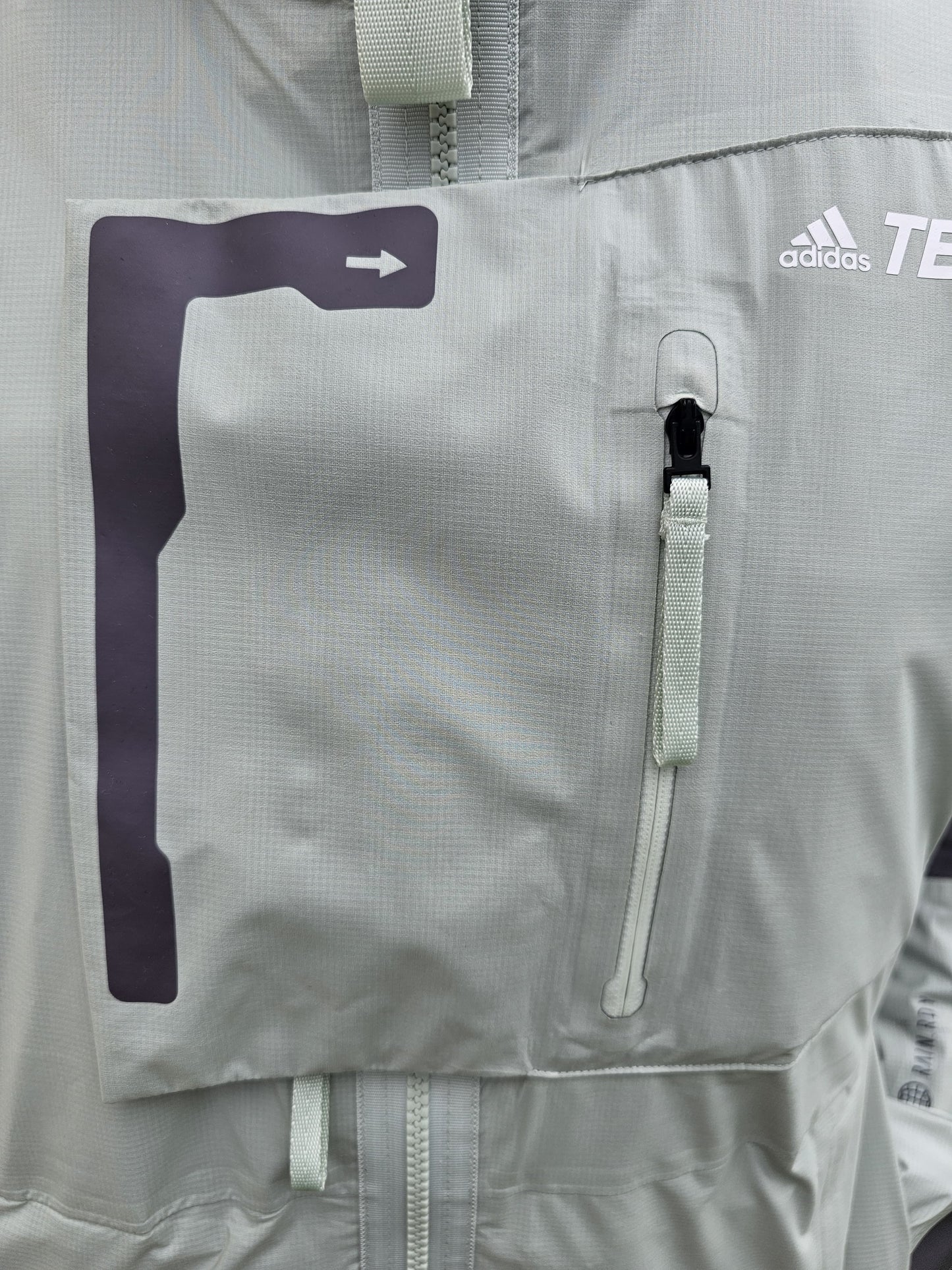 Adidas Terrex Hooded Xploric Rain Ready Hiking/Casual/Technical Jacket - S/Small 8/10 Walk Climb Hike