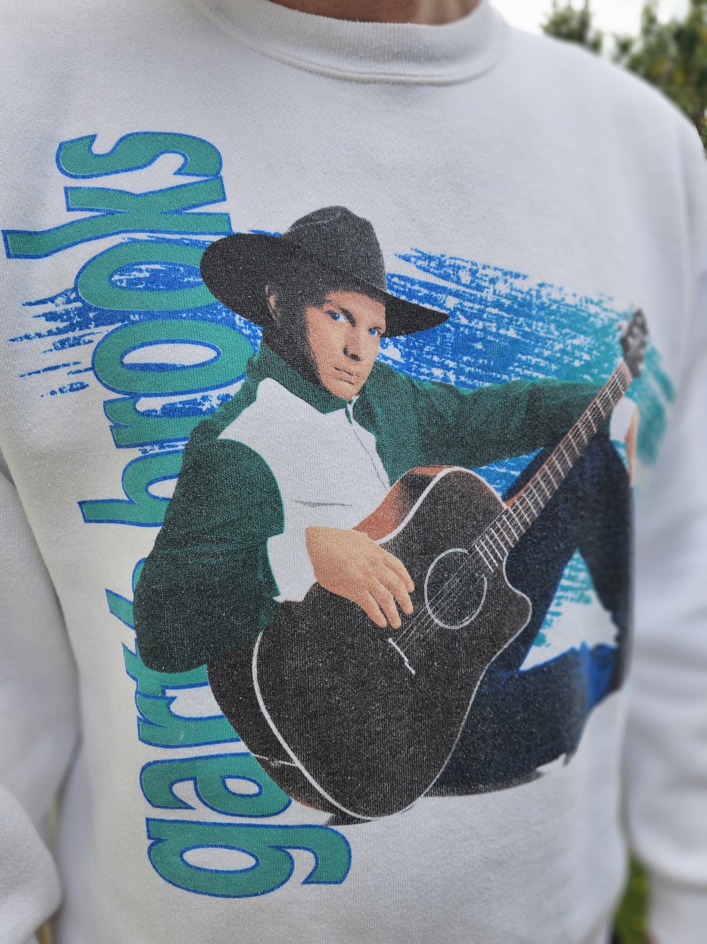 Vintage 1992 Garth Brooks Pullover Jumper Sweatshirt - L/Large