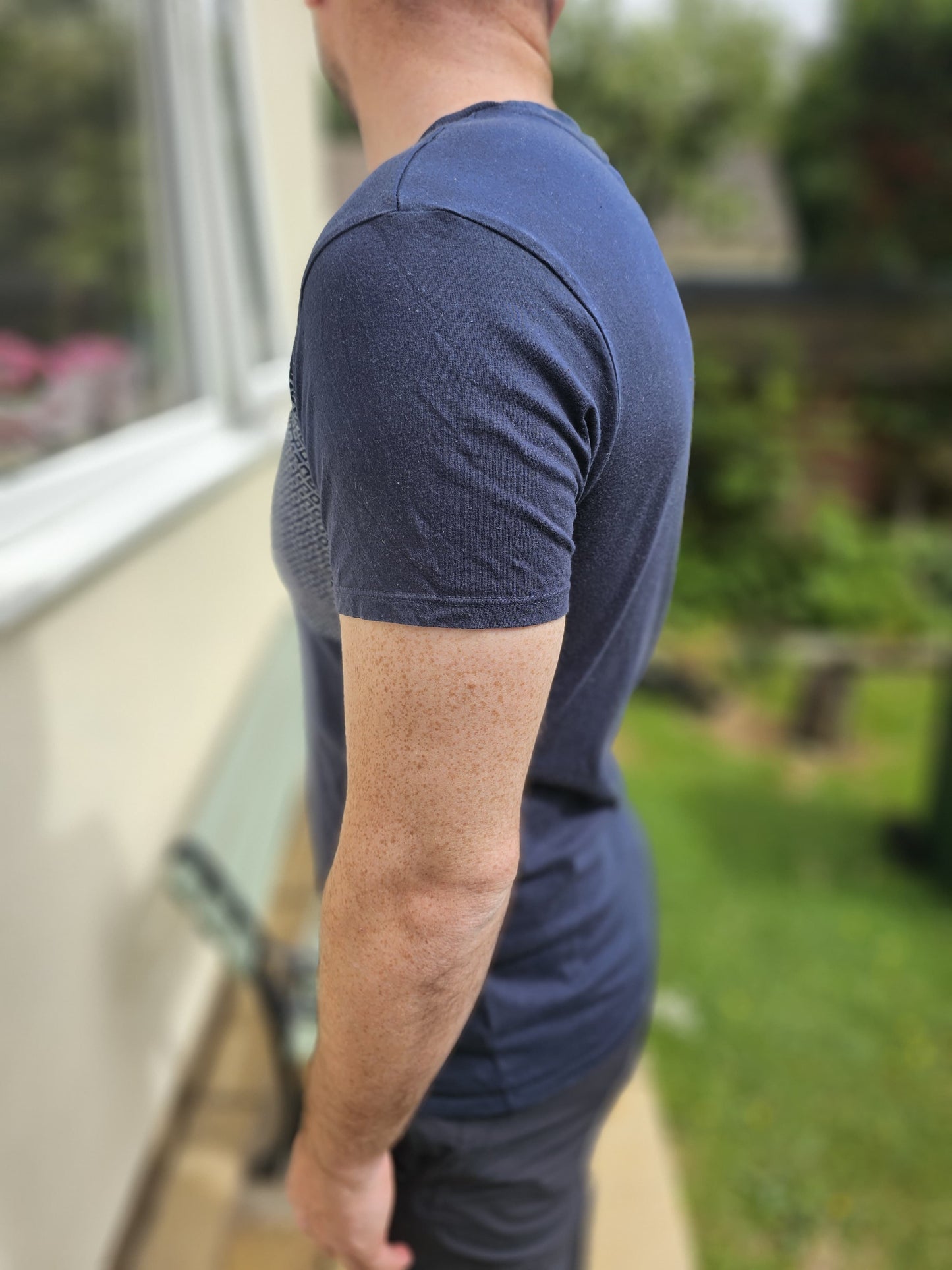 Mens Billabong Casual Short Sleeve Navy T-Shirt - M/Medium