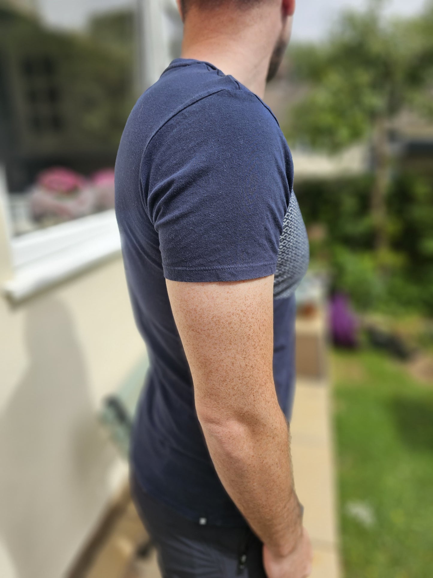 Mens Billabong Casual Short Sleeve Navy T-Shirt - M/Medium