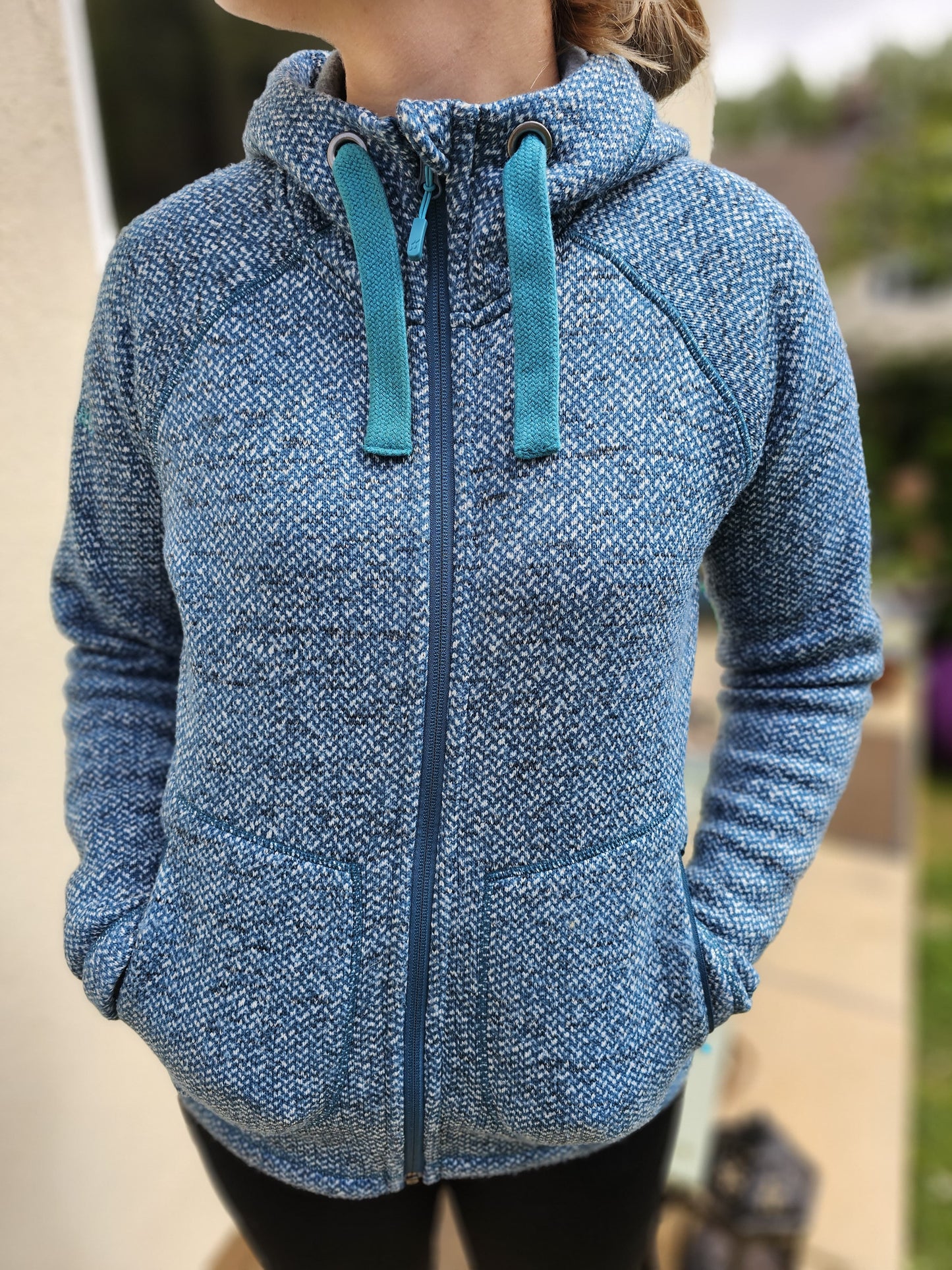 Rab Women's Amy Full Zip Fleece Hoody/Hoodie Jacket - Serenity - UK 10