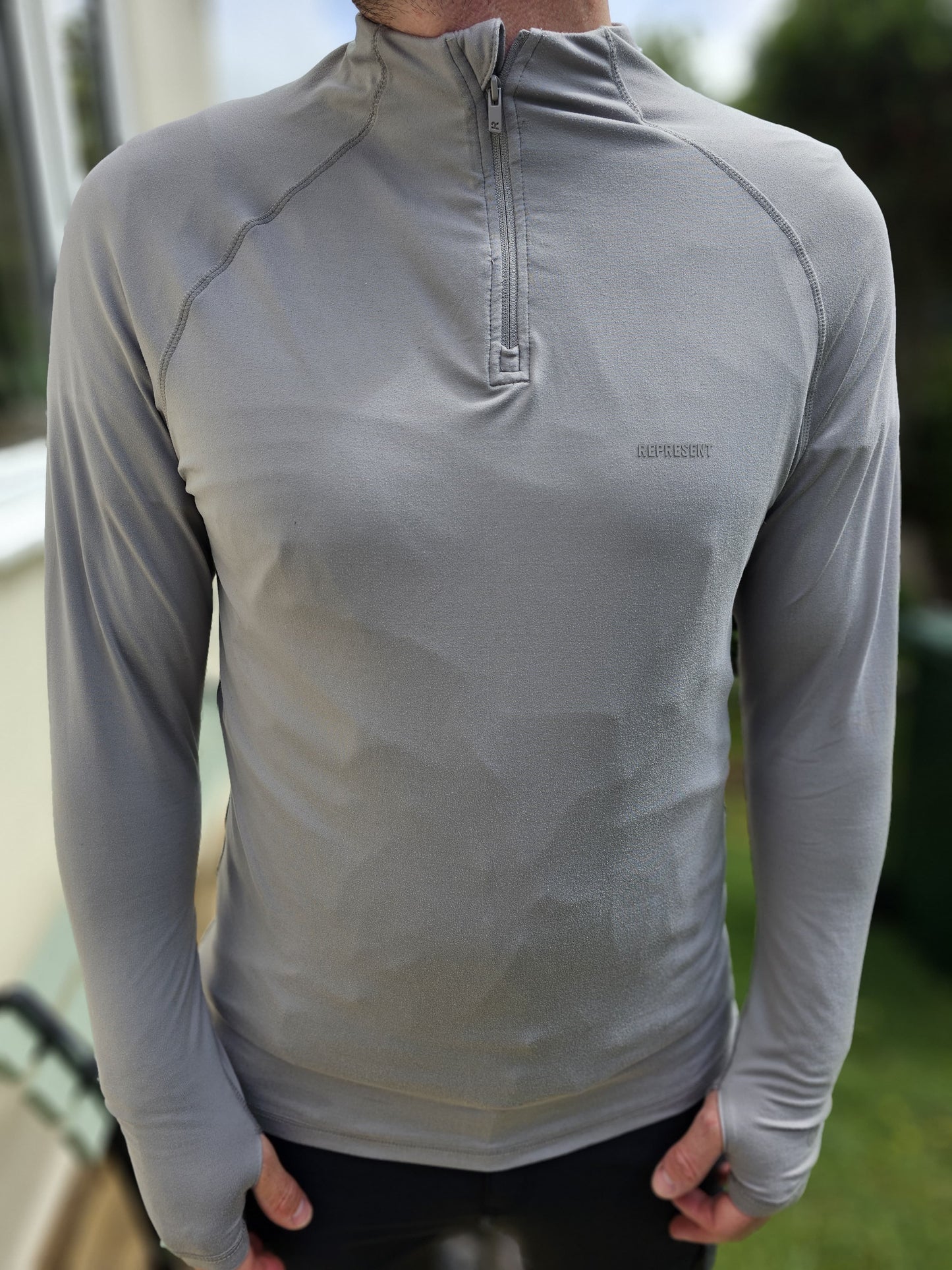 Men's Represent Owners Club 1/4 Long Sleeve Pullover Top - M/Medium
