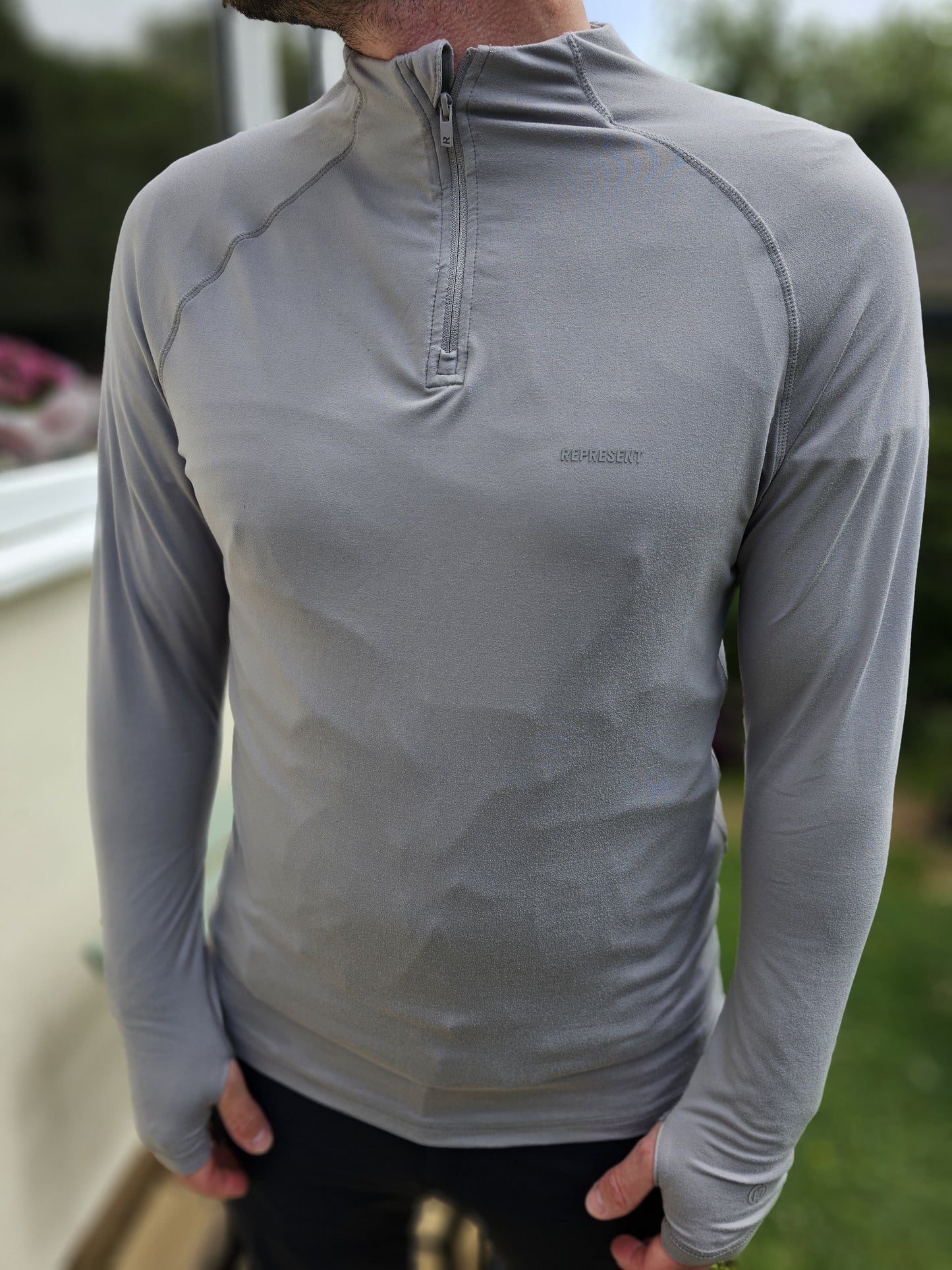 Men's Represent Owners Club 1/4 Long Sleeve Pullover Top - M/Medium