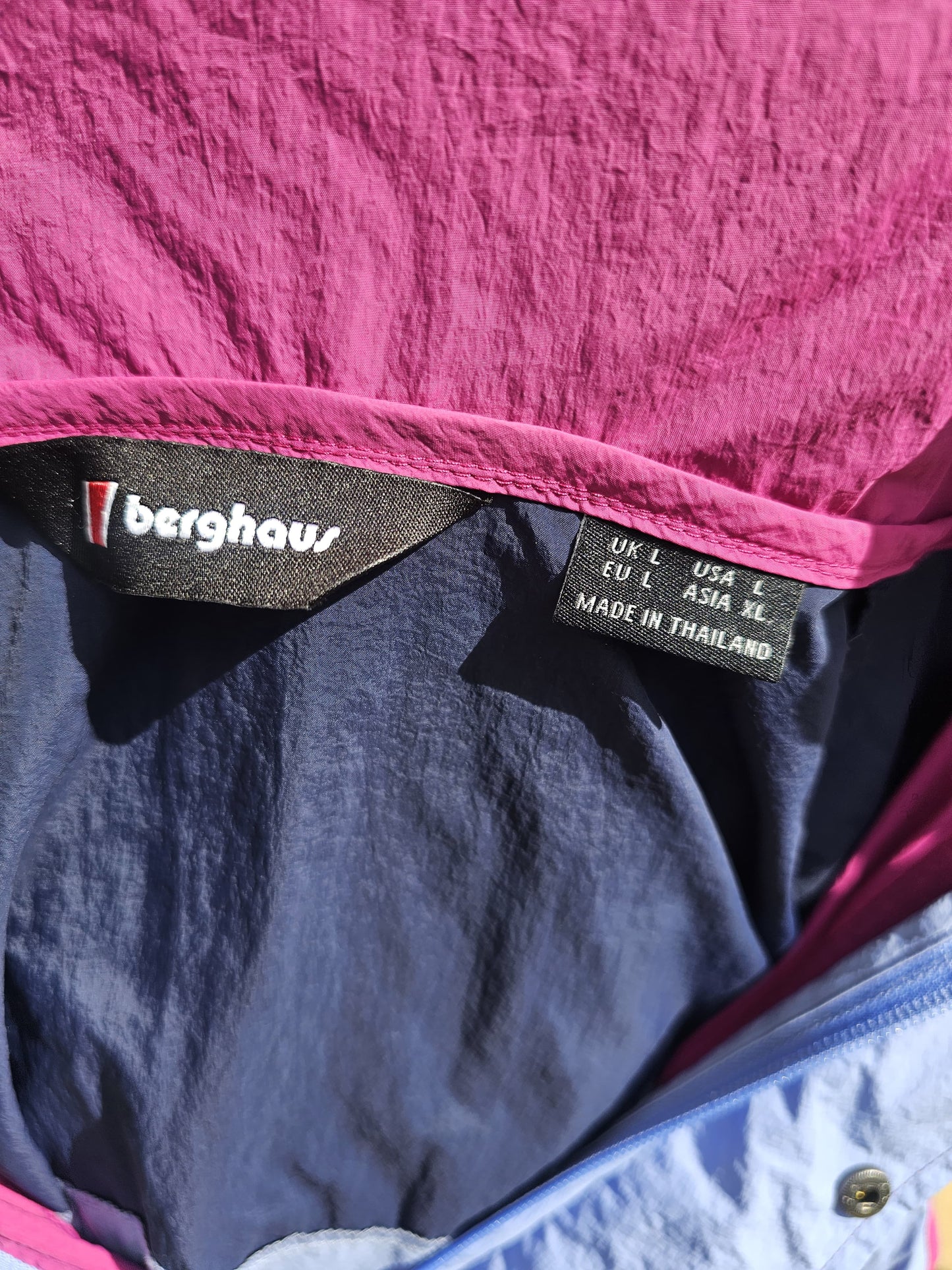 Berghaus Unisex Windbreaker 21 Full Zip Jacket - L/Large
