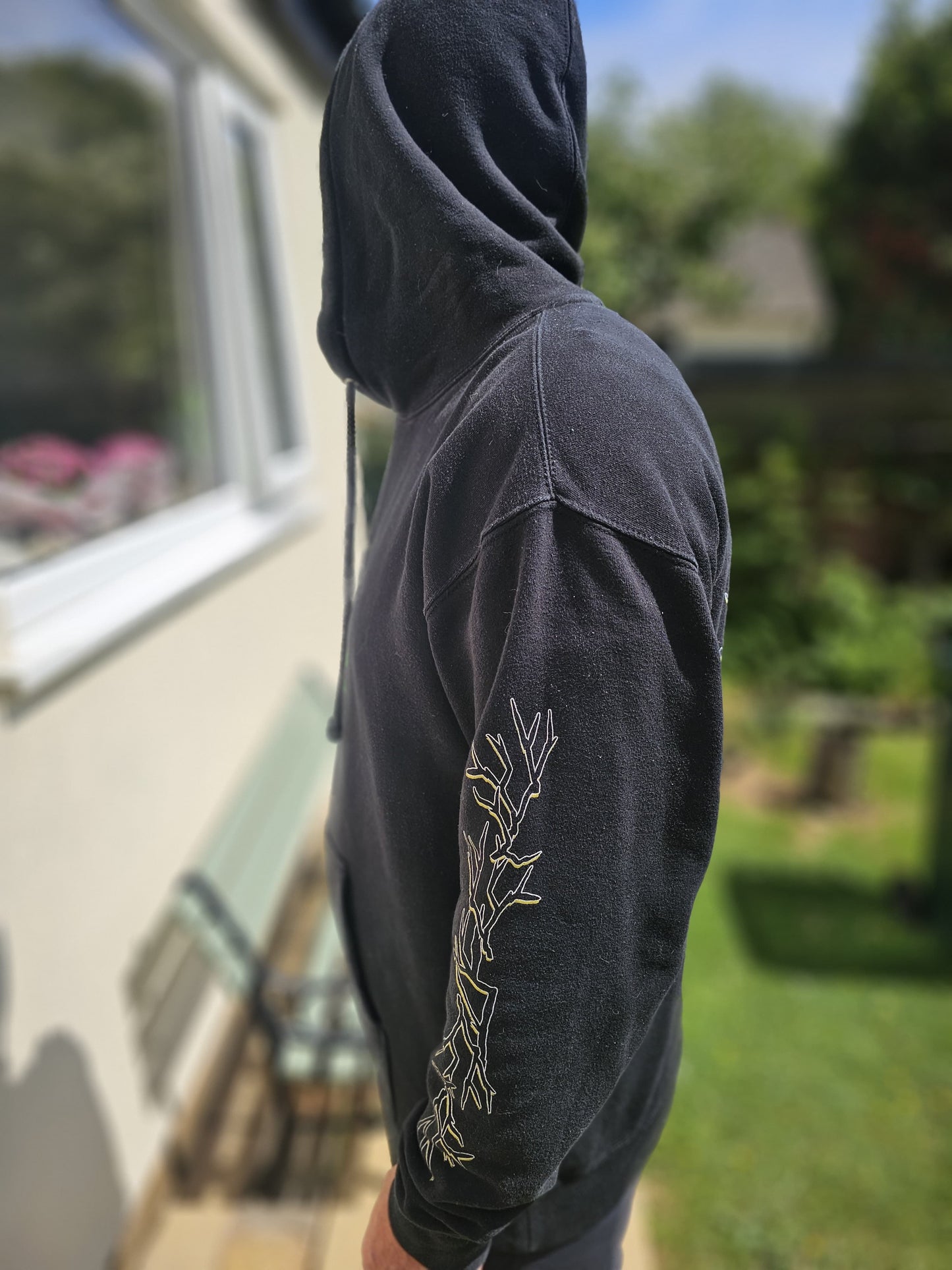 Ripndip Black Pullover Alien Motorbike Power Nerm Hoodie - L/Large