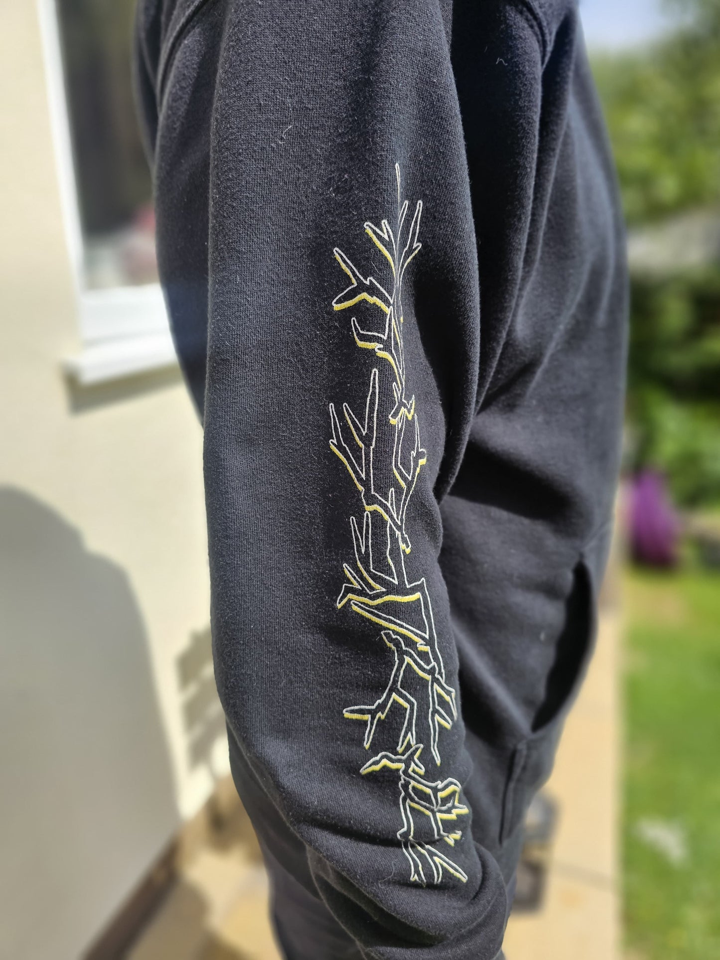 Ripndip Black Pullover Alien Motorbike Power Nerm Hoodie - L/Large