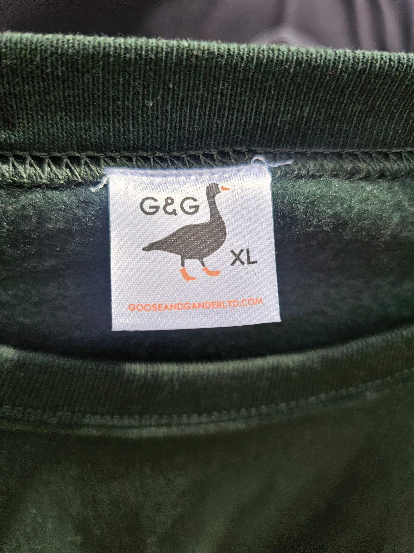 New Goose & Gander Dark Green Pullover Crew Neck Sweatshirt - XL/Extra Large