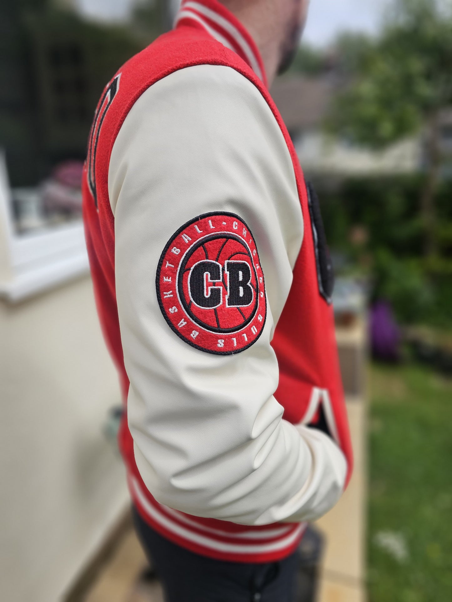 Chicago Bulls NBA Red/White Varsity Style Jacket - M/Medium L/Large