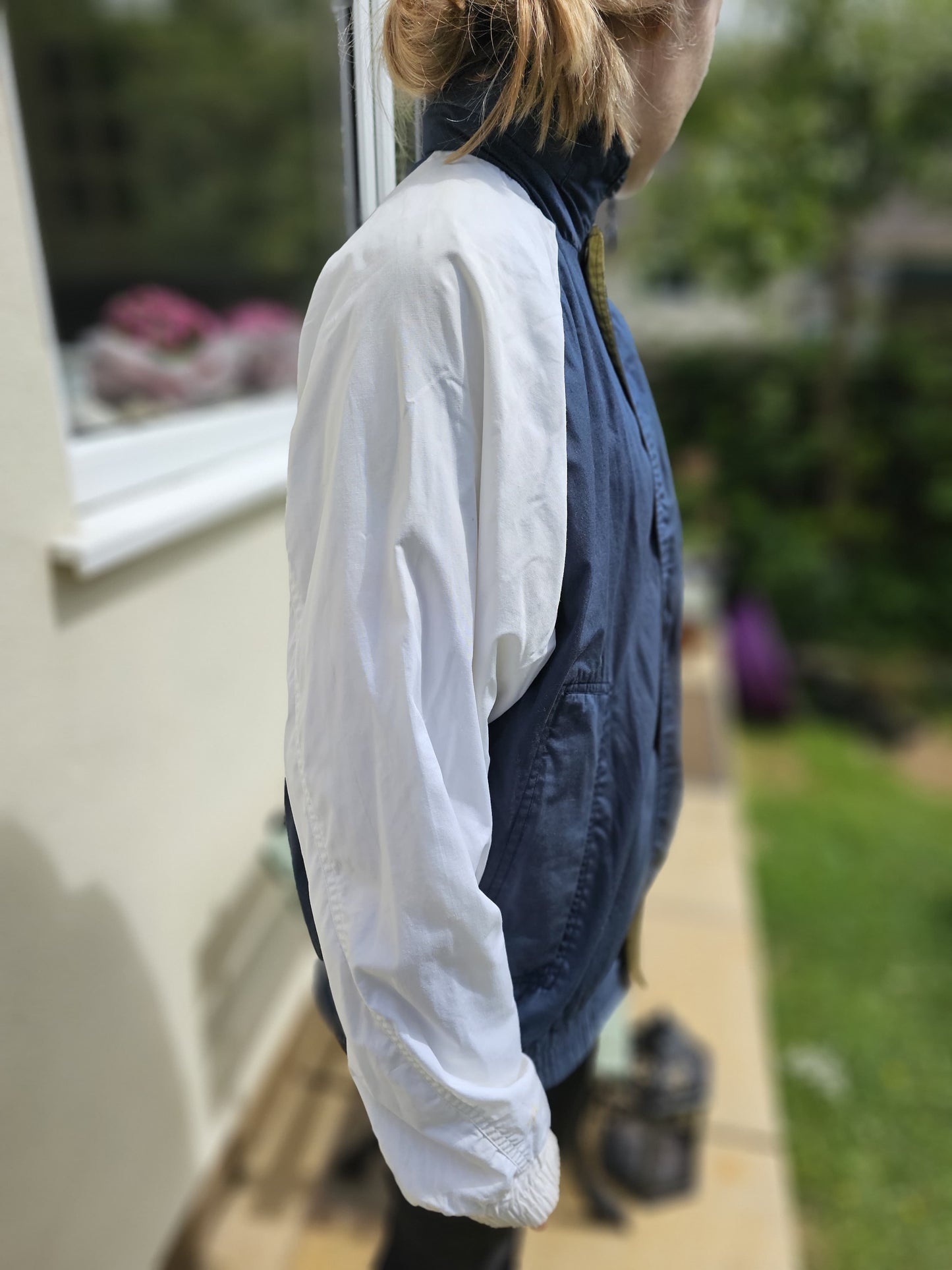 Rare Vintage Full Zip Mickey Mouse Disney Hooded Windbreaker/Sailing Style Jacket 1980s/1990s - M/Medium
