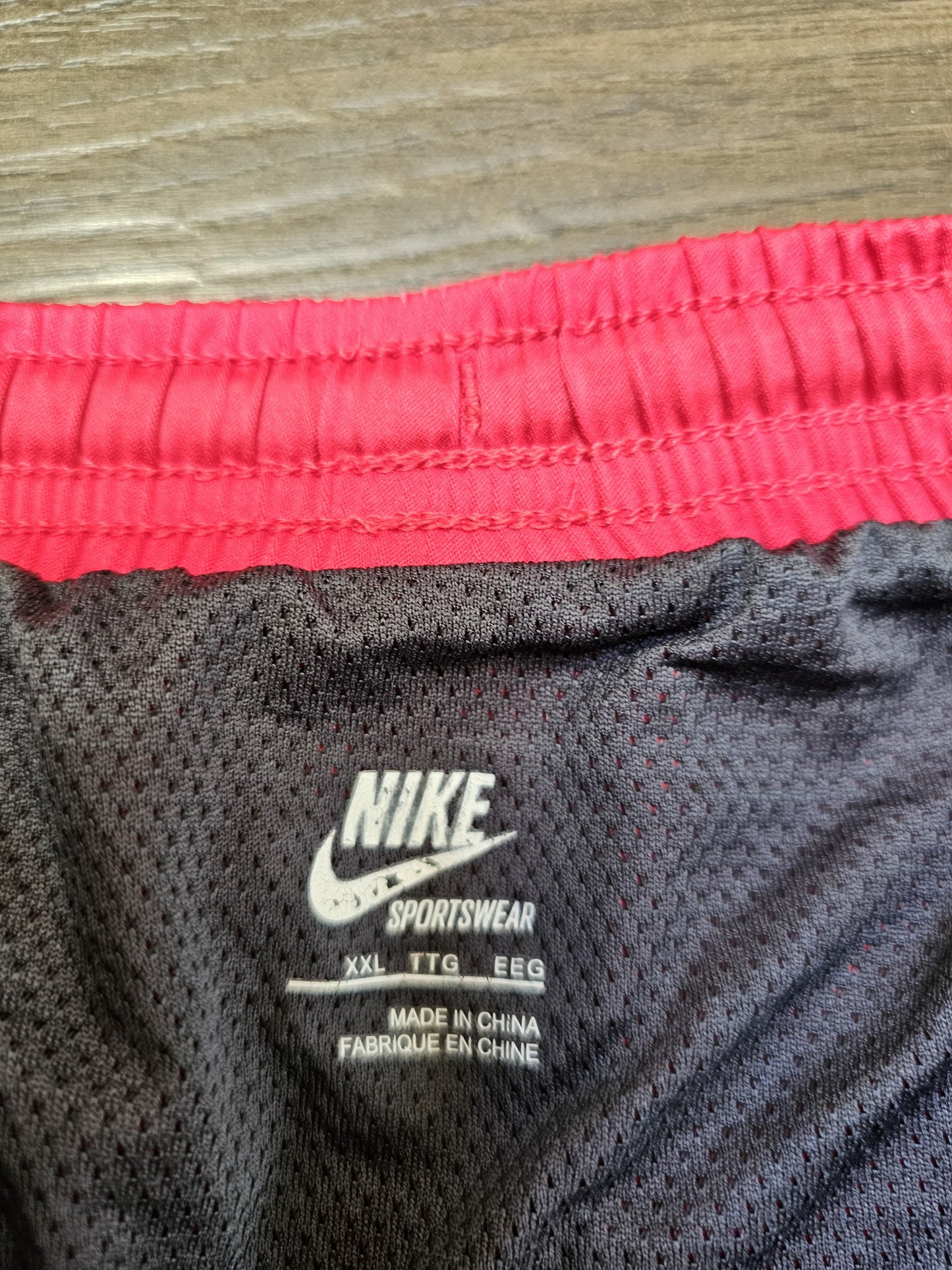 Nike Sportwear Activewear Red Lined Shorts - XXL/Extra Extra Large/3XL