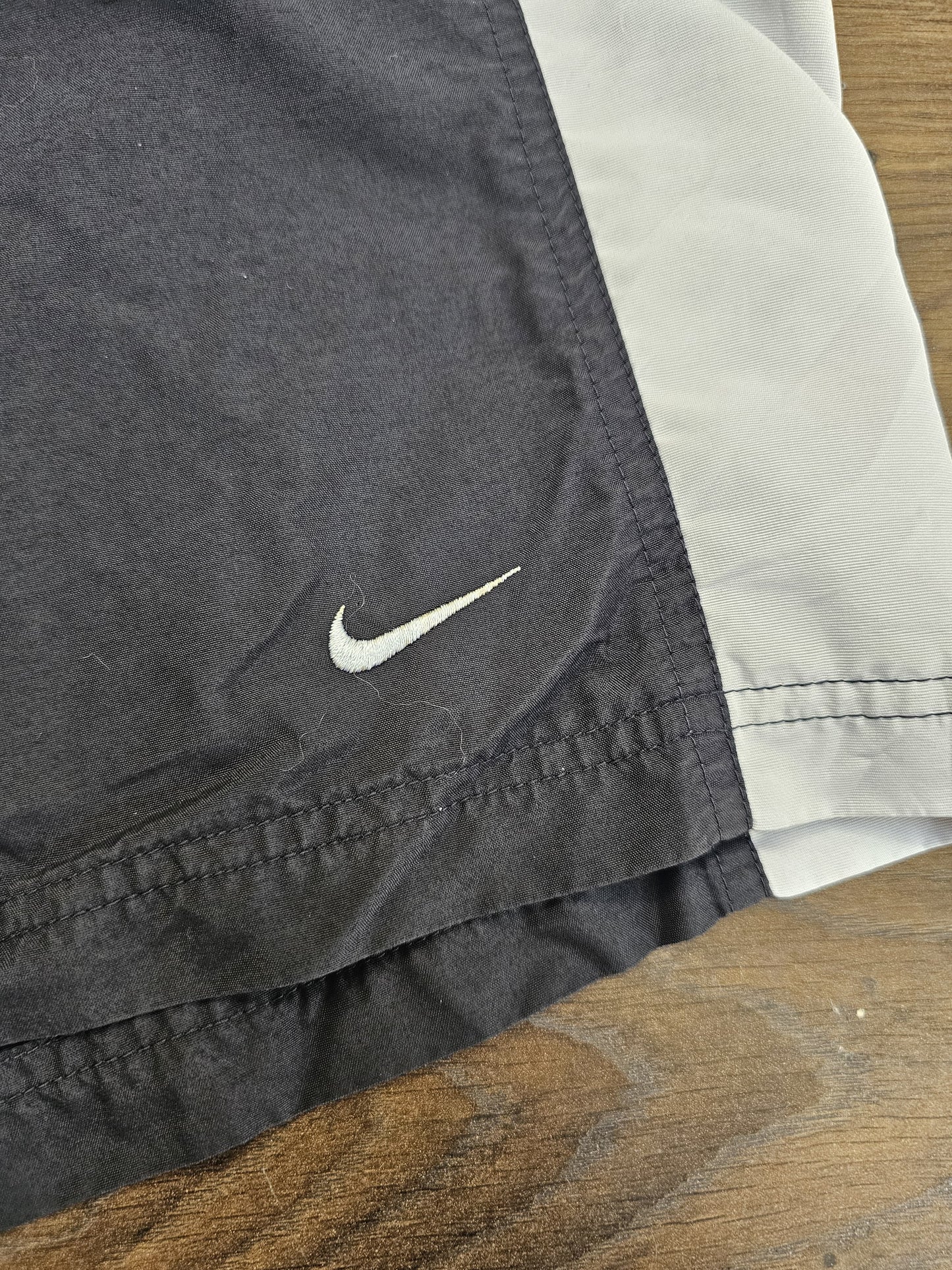 Nike Casal Silver Tag Activewear Black/Grey Gym/Swim Shorts - M/Medium