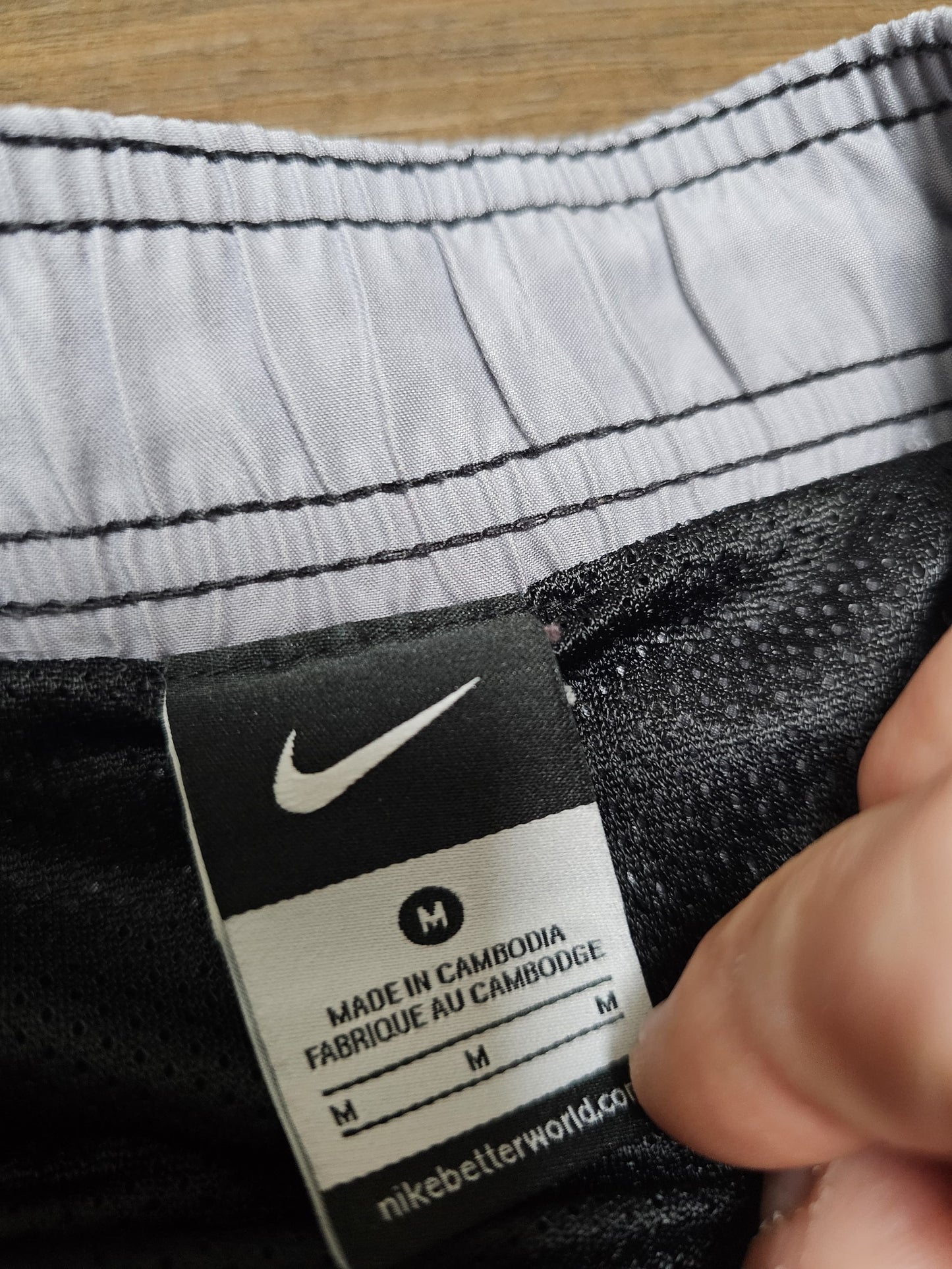 Nike Activewear/Casual/Swim Black Grey Shorts - M/Medium