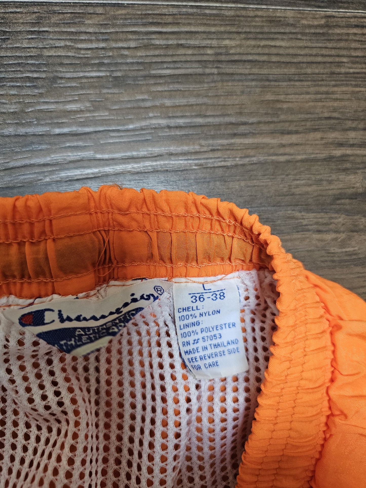 Champion Vintage Activewear/Casual/Swim Orange Shorts - L/Large (36-38)