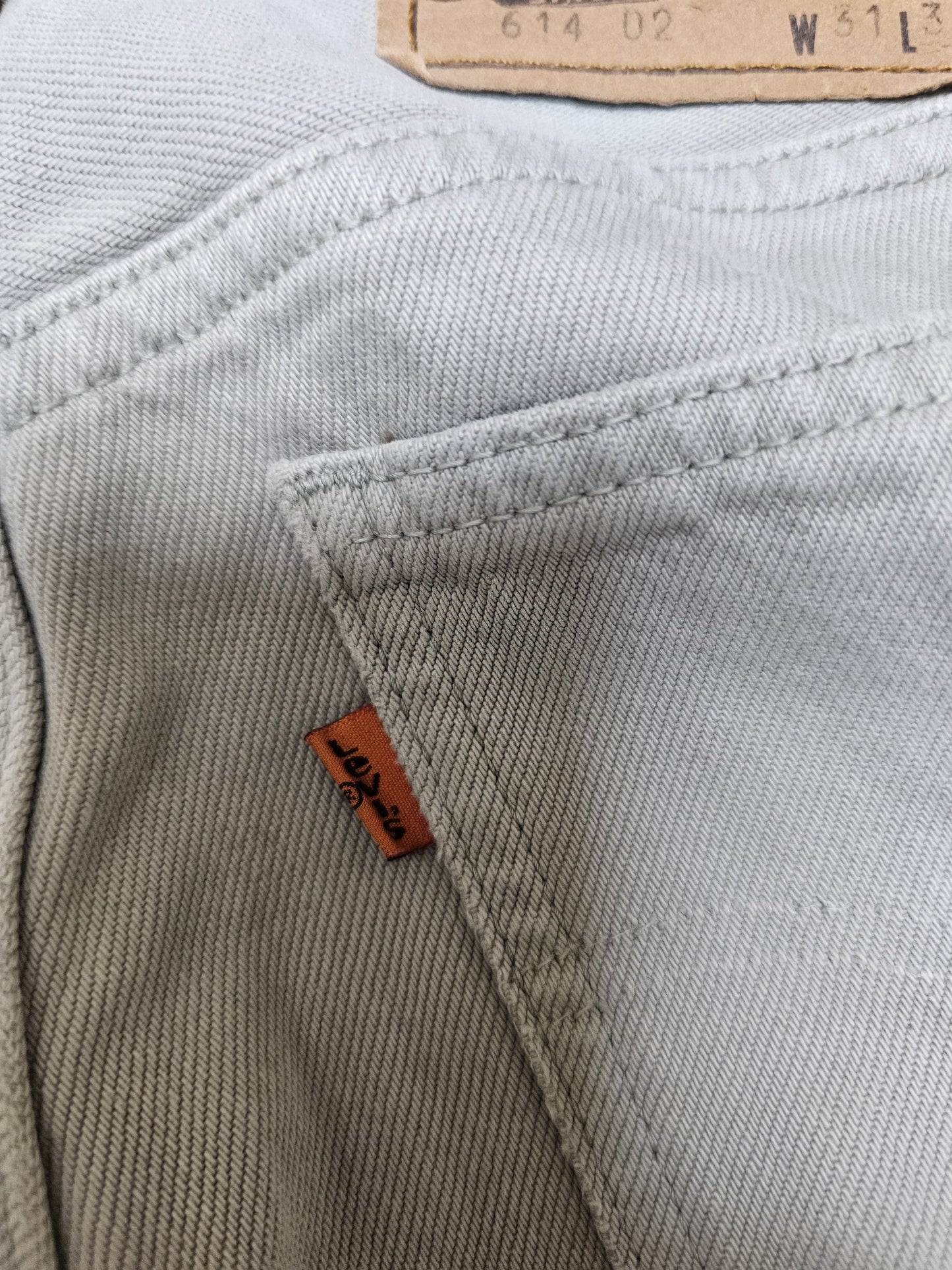 Levi's Vintage Orange Tab Jeans 614 02 Regular Straight Fit W31/34L