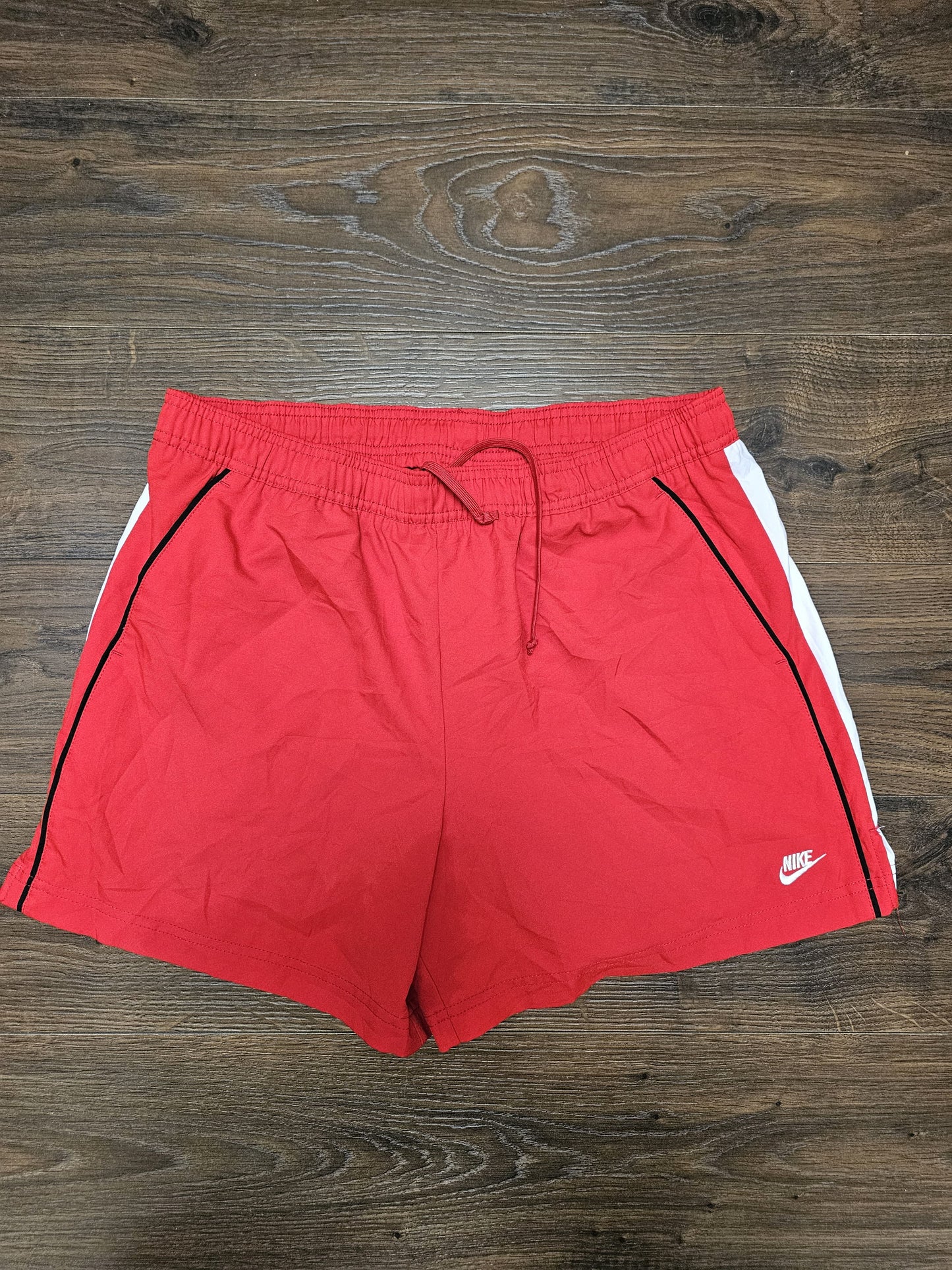 Nike Silver Tag Y2K Womens Activewear/Casual/ Red Shorts - M/Medium (8-10)