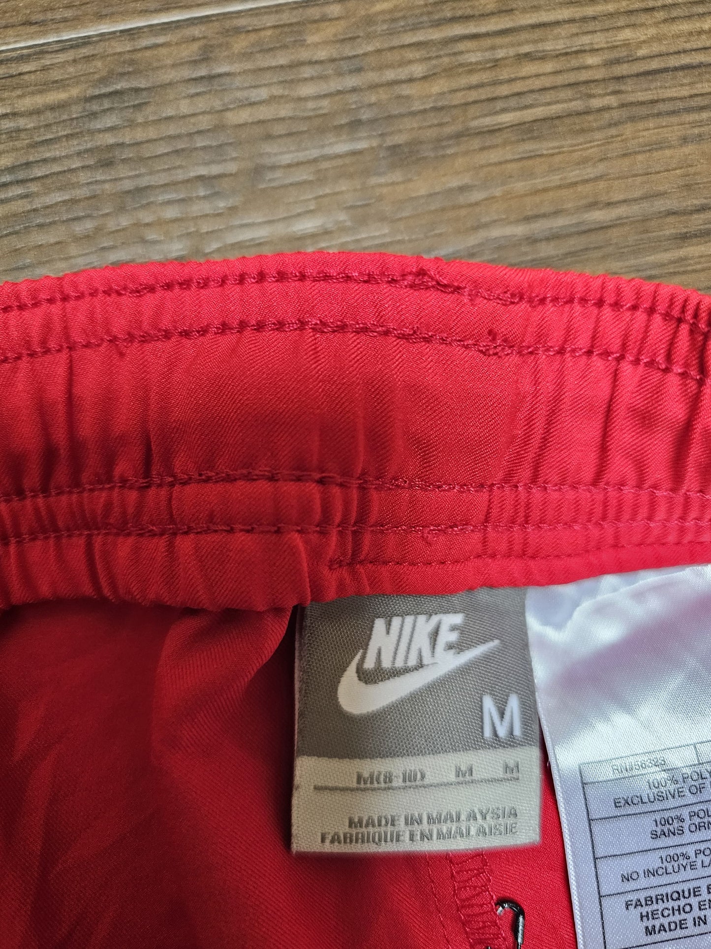 Nike Silver Tag Y2K Womens Activewear/Casual/ Red Shorts - M/Medium (8-10)