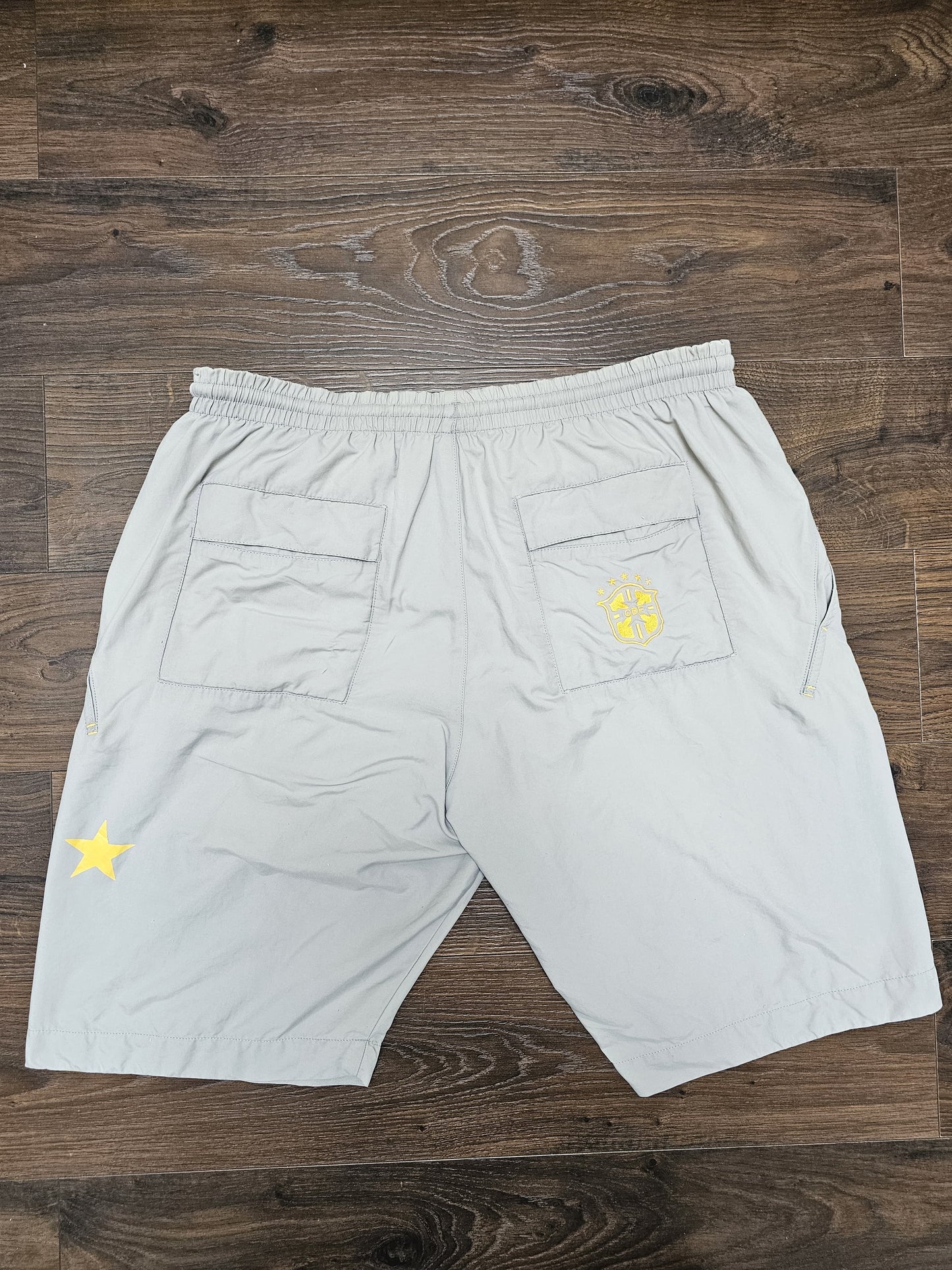 Nike Brazil 2010's Activewear/Casual/Football Grey Shorts - M/Medium (Height 178cm)