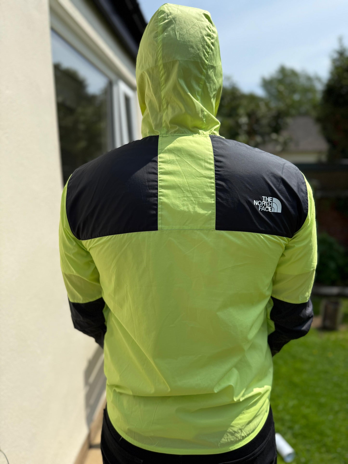 The North Face Windwall Hooded Packable Full Zip Windbreaker Jacket - M/Medium
