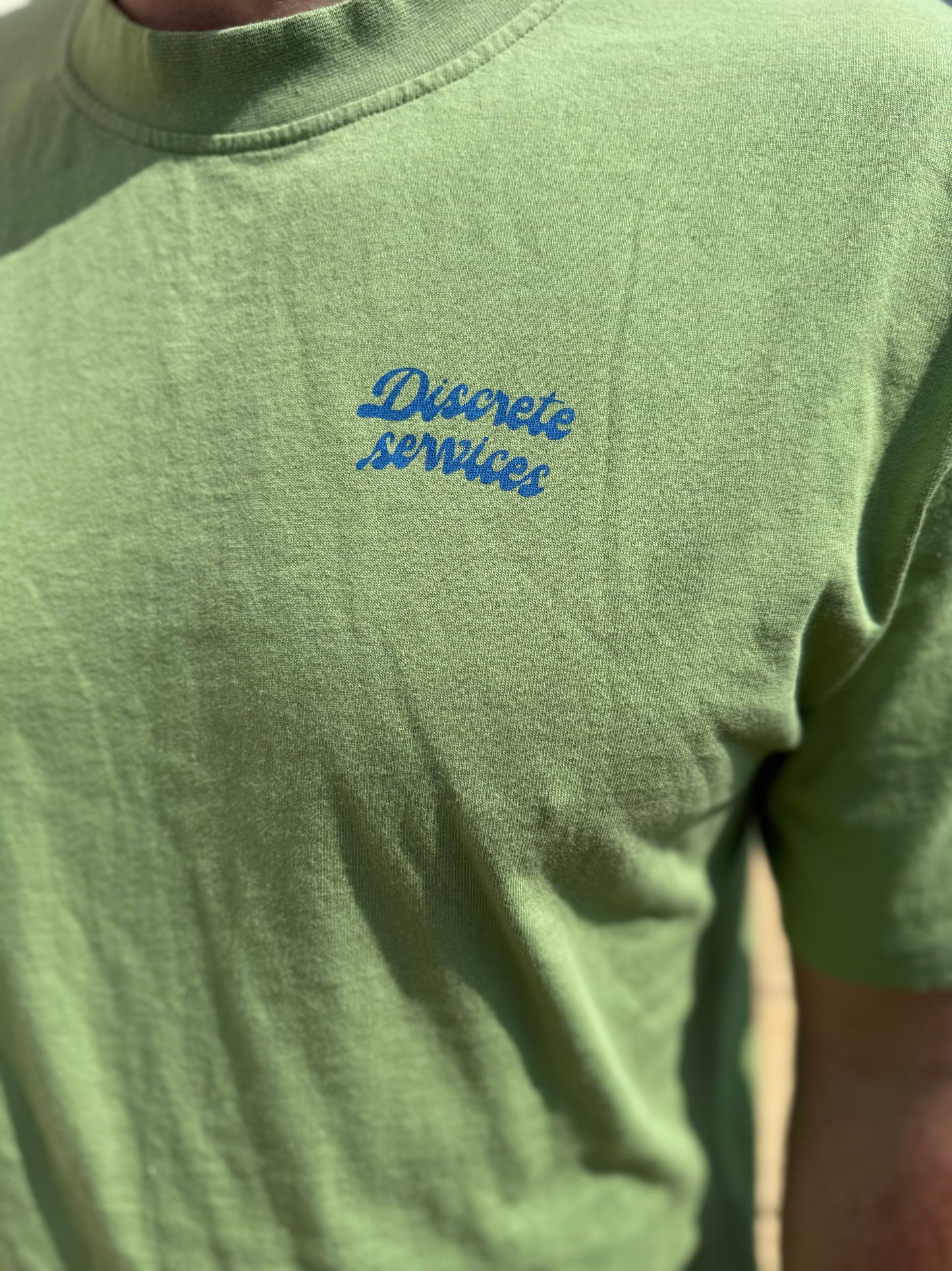Brand New Mens EDWIN Japan Green Short Sleeve Inspector Tanuki T-Shirt RRP £50 - M/Medium