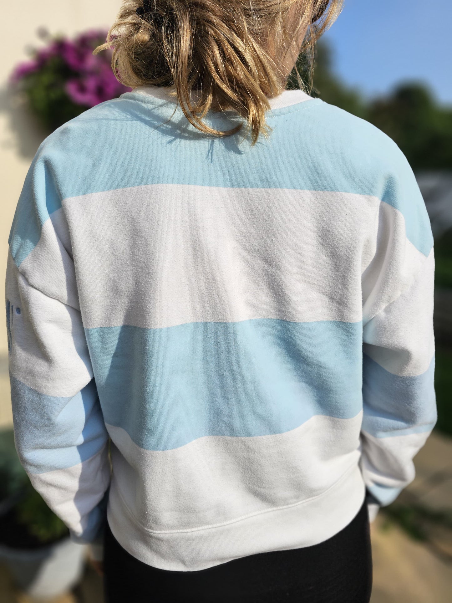 Womens Levi's Pullover Block Stripe Jumper Sweatshirt - XS/Extra Small S/M