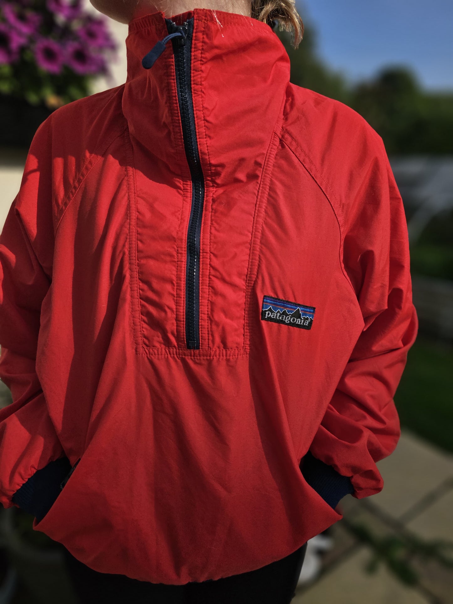 Women's Patagonia Vintage Pullover Windbreaker Jacket - M/Medium