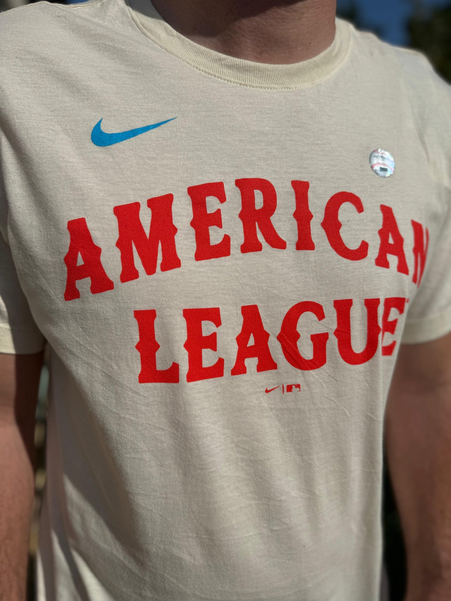 Nike American League Baseball Eovaldi Texas Rangers Short Sleeve T-Shirt Top (MLB) - L/Large