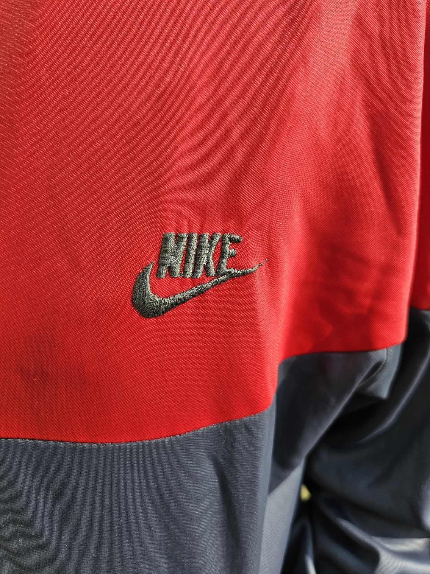 Awesome Vintage Nike Track/Windbreaker Style Full Zip Sport Jacket - L/Large