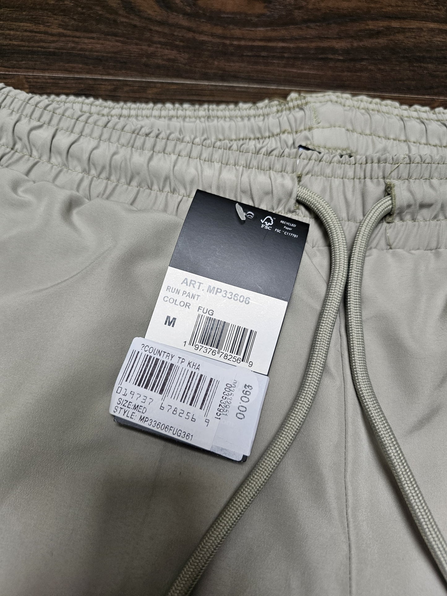 New Balance Pale Green Track Suit Bottoms/Run Pant - M/Medium/32/28