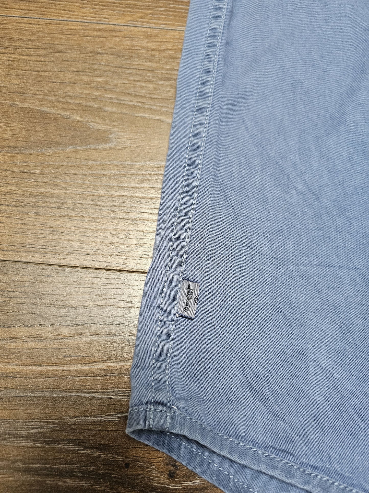 Mens Levi's Short Sleeve Blue Shirt - S/Small Smart Casual