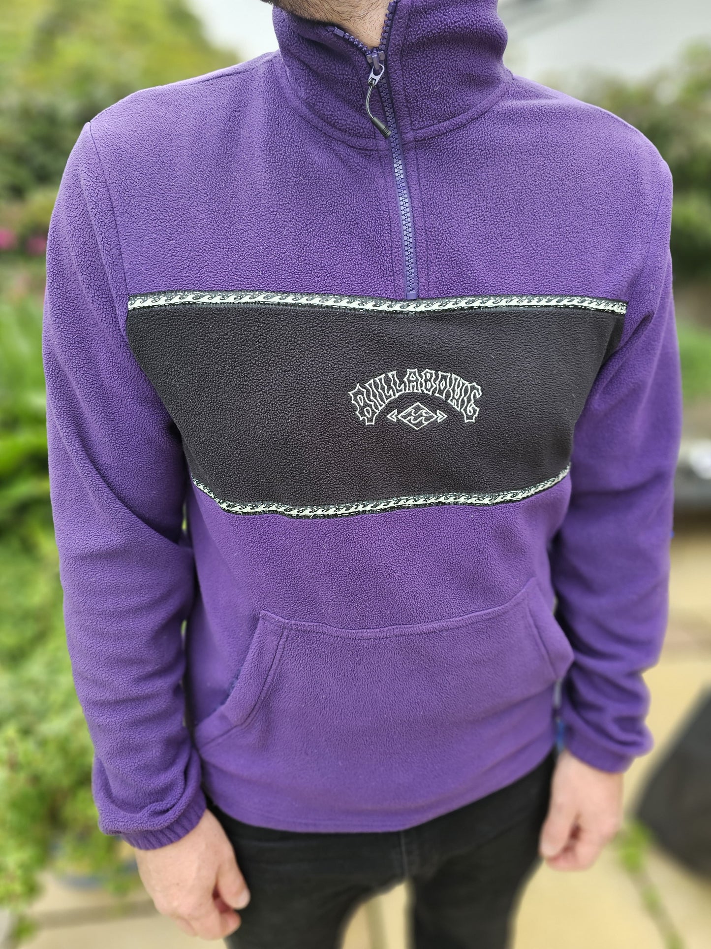 Billabong Mens/Unisex Arch Quarter 1/4 Zip Polar Fleece - M/Medium