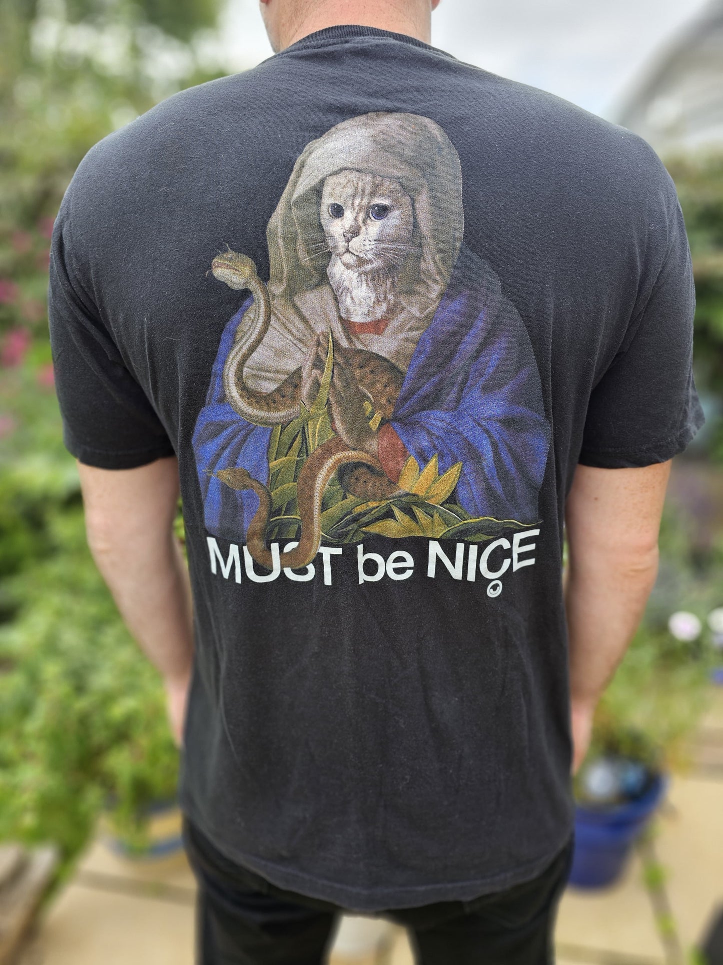 Ripndip Unisex Short Sleeve Nermal 'Must Be Nice' Print T-Shirt - L/Large