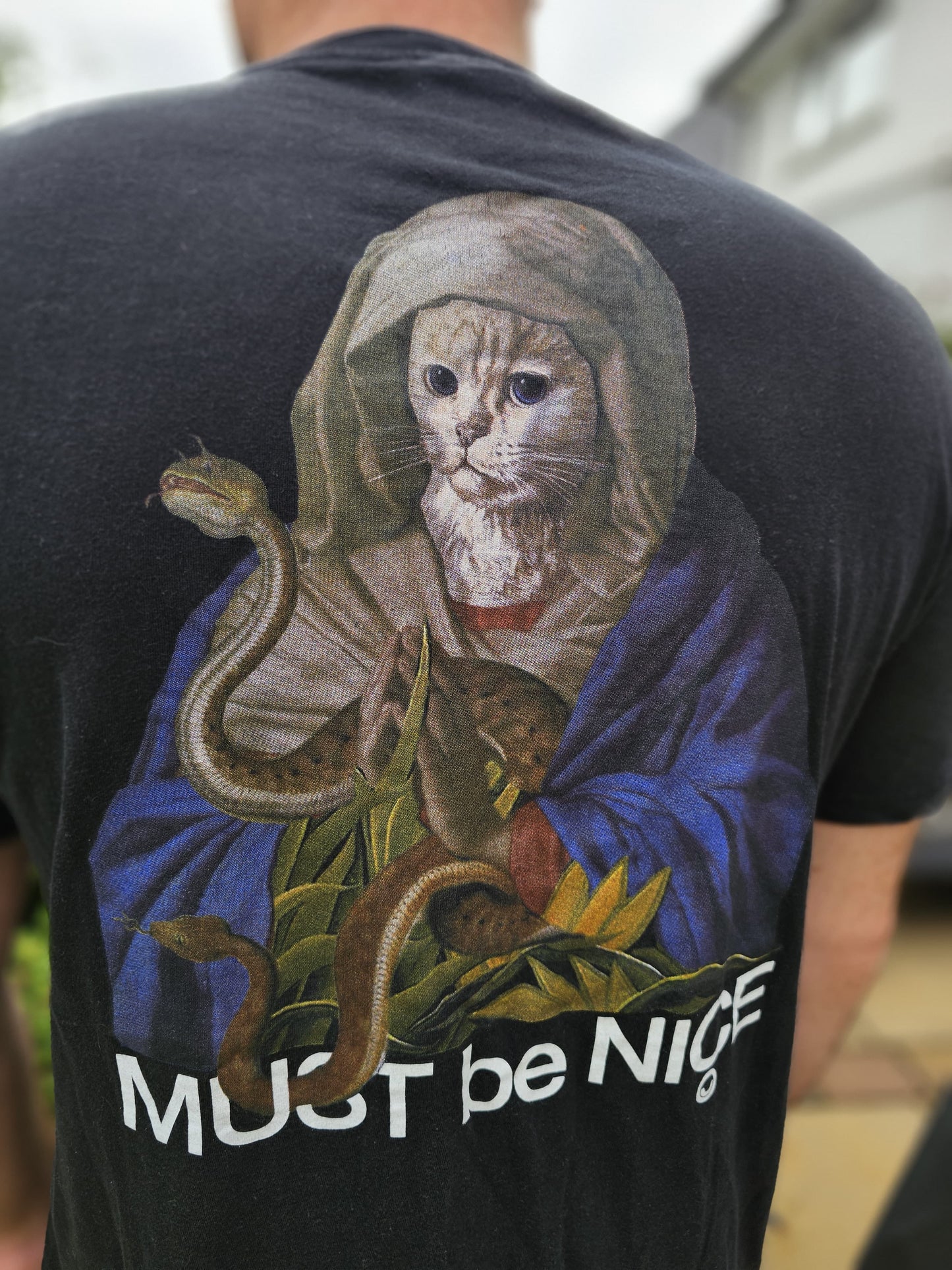 Ripndip Unisex Short Sleeve Nermal 'Must Be Nice' Print T-Shirt - L/Large