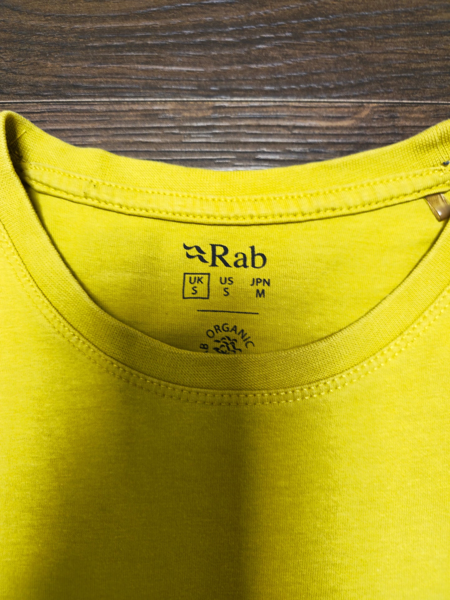 Mens Rab Casual Yellow T-Shirt - S/Small