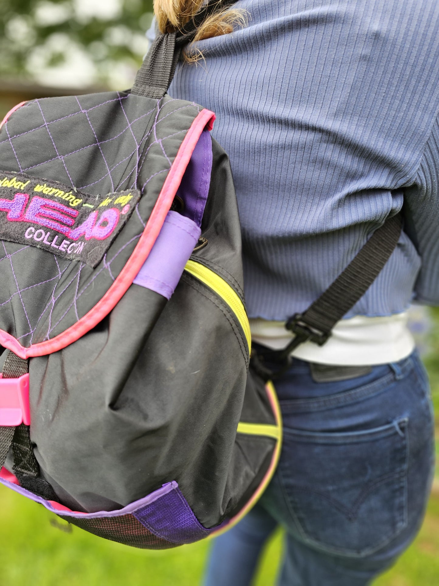 Vintage HEAD Global Warming Collection Backpack/Rucksack 80's/90's