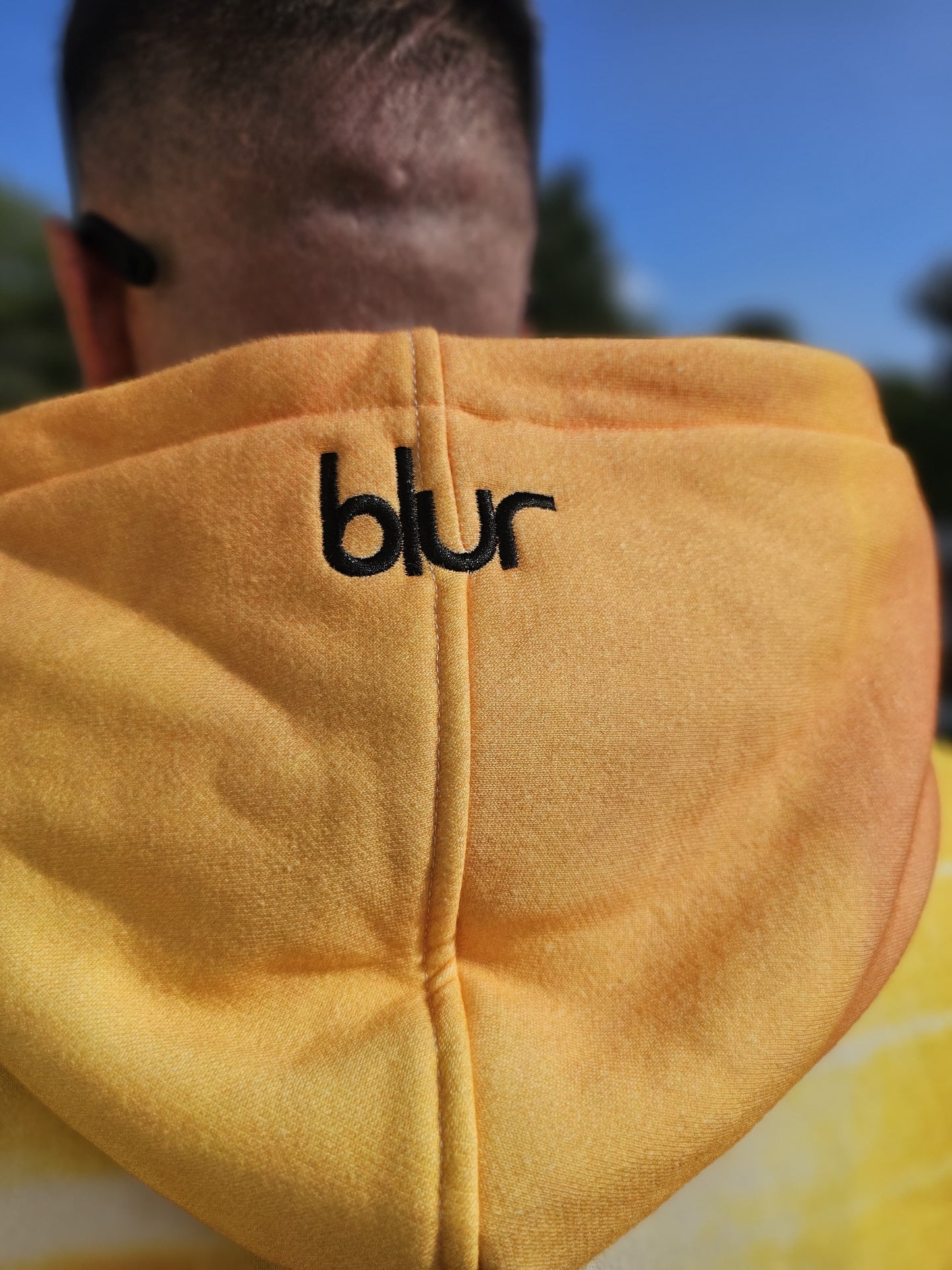 Limited Edition Blur X Pleasures Collab Pullover Embroidered Hoodie - L/Large