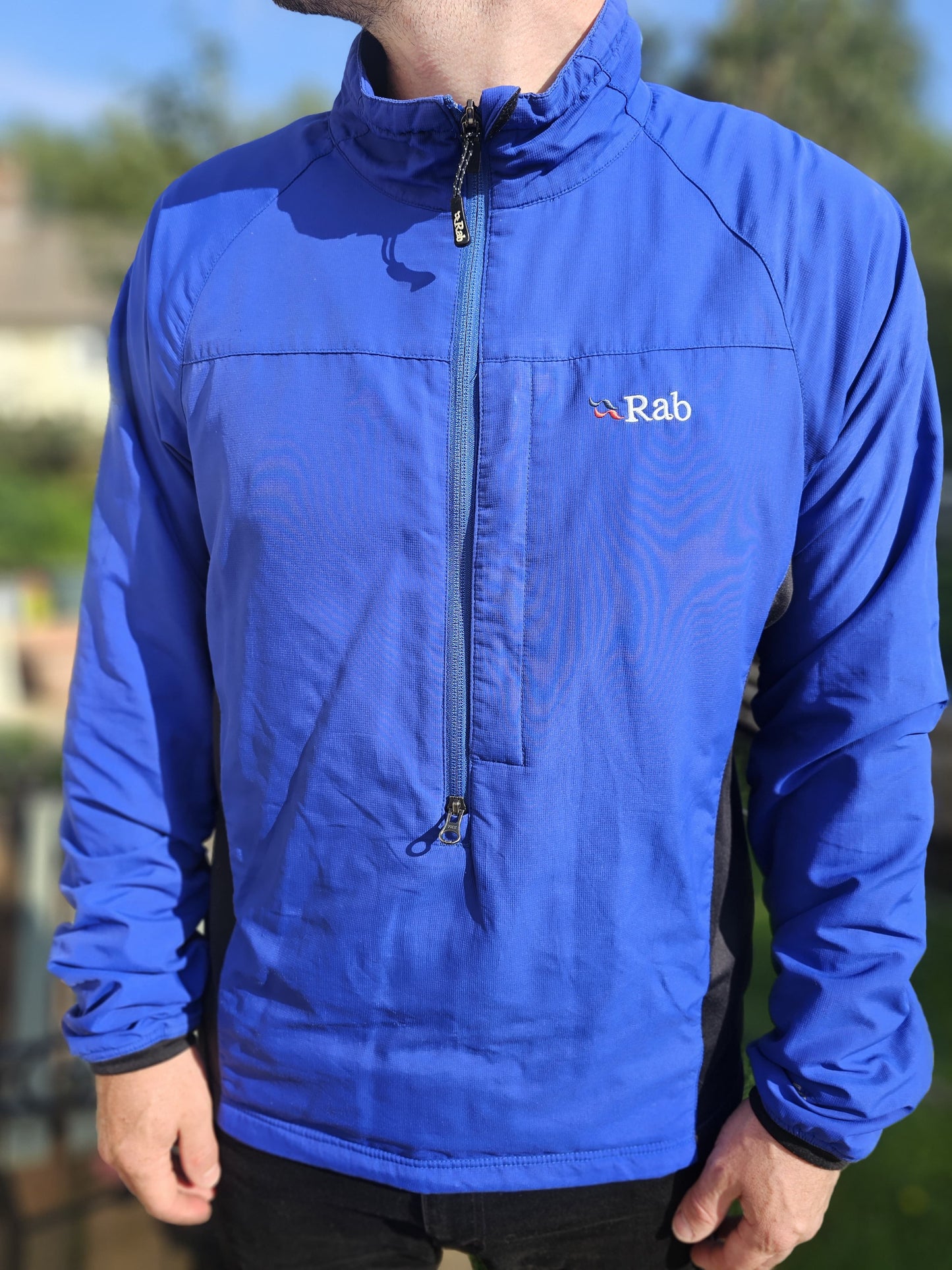Rab Vapour Rise Stretch Half Zip Fleece Lined Hiking/Walking Jacket - XL/Extra Large