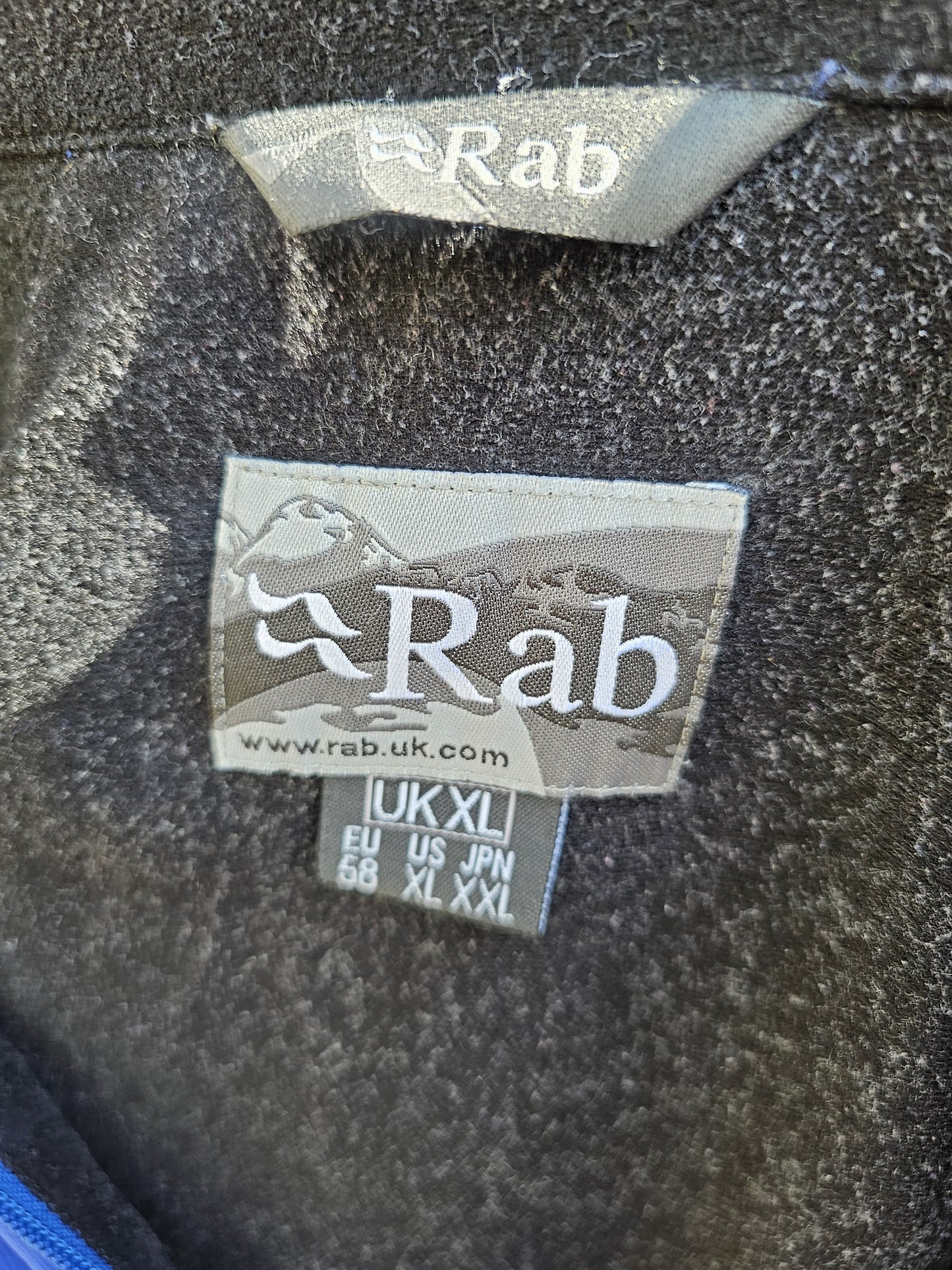 Rab Vapour Rise Stretch Half Zip Fleece Lined Hiking/Walking Jacket - XL/Extra Large