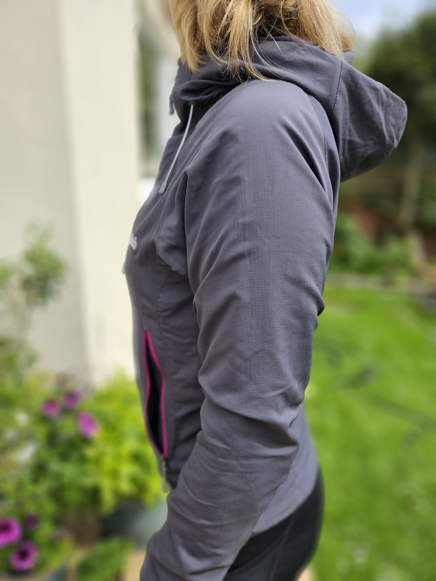 Rab Vapour-Rise Pertex Equilibrium Full Zip Hooded Soft Shell Jacket - UK 8