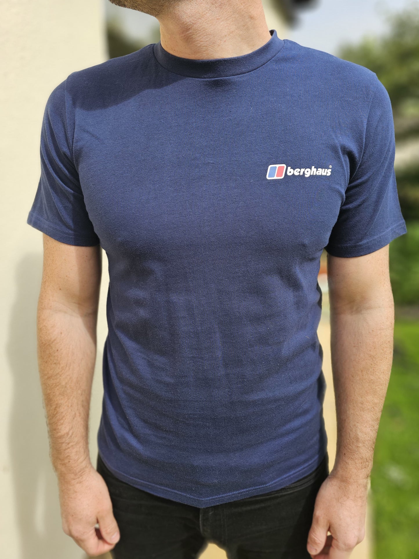 Berghaus Navy & White Chest Print Short Sleeve T-Shirts Bundle x 2 - M/Medium