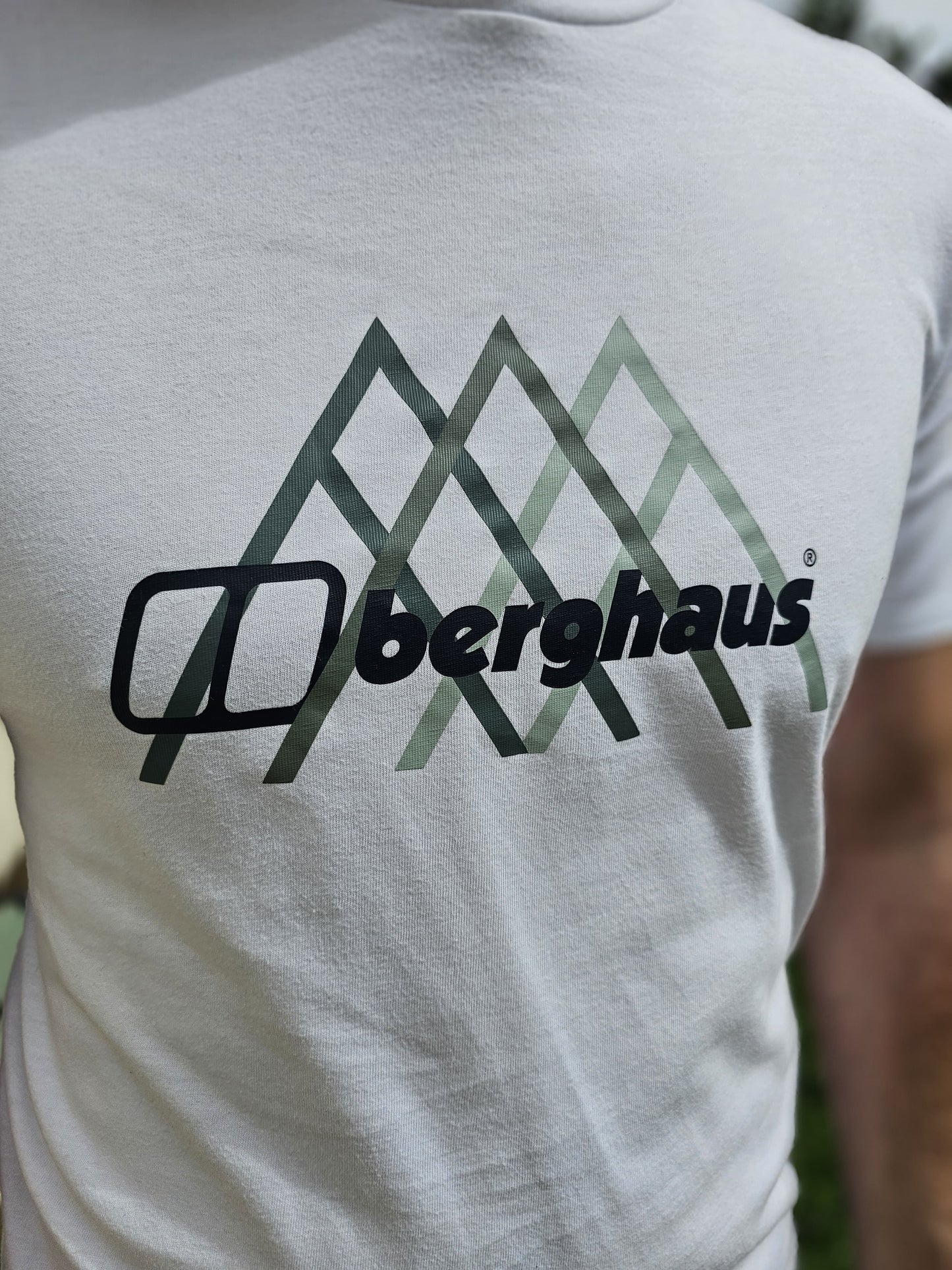 Berghaus Navy & White Chest Print Short Sleeve T-Shirts Bundle x 2 - M/Medium