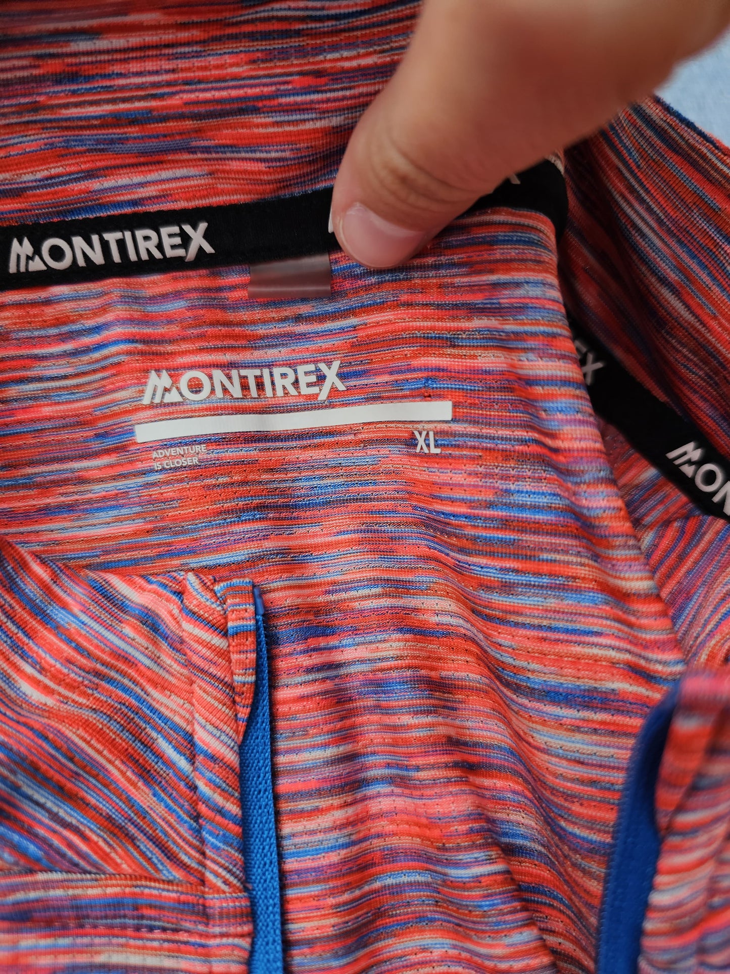 Montirex 1/4 Zip Long Sleeve Pullover Top - XL/Extra Large