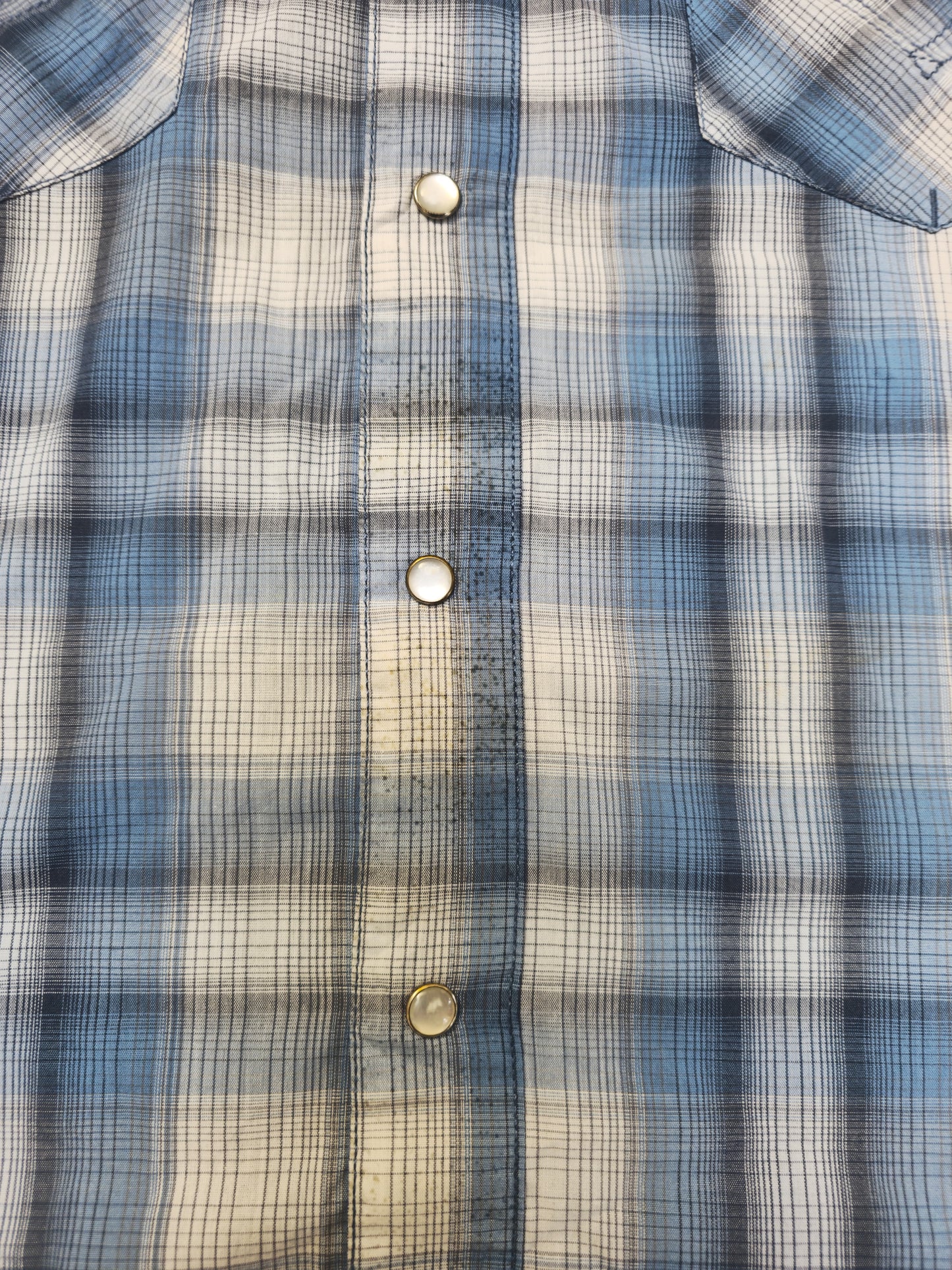 Mens Levi's Short Sleeve Check Checkered Shirt/Over Shirt - M/L Medium/Large