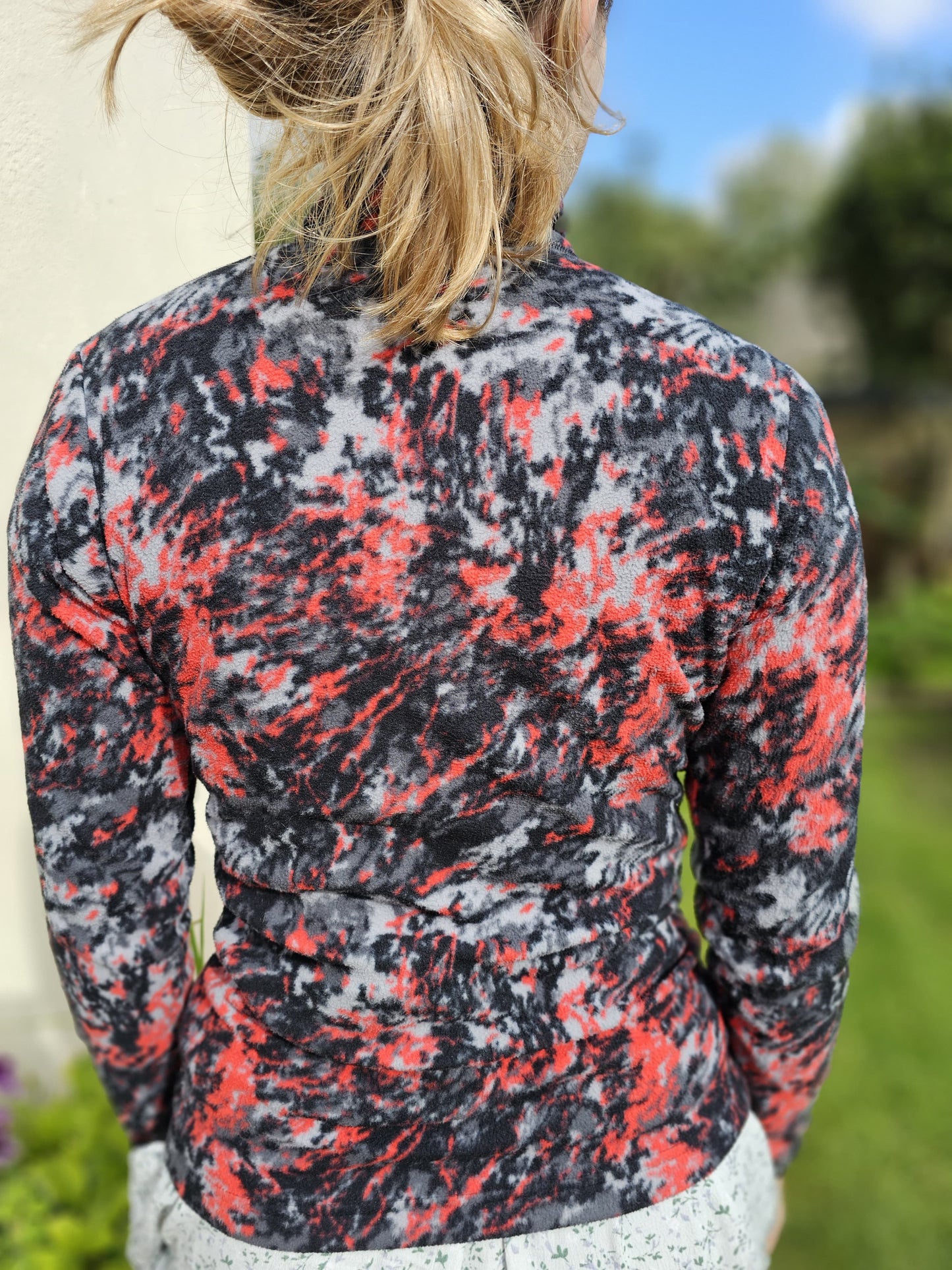 Berghaus Full Zip Multicolour Abstract Style Fleece Jacket - 8/Small