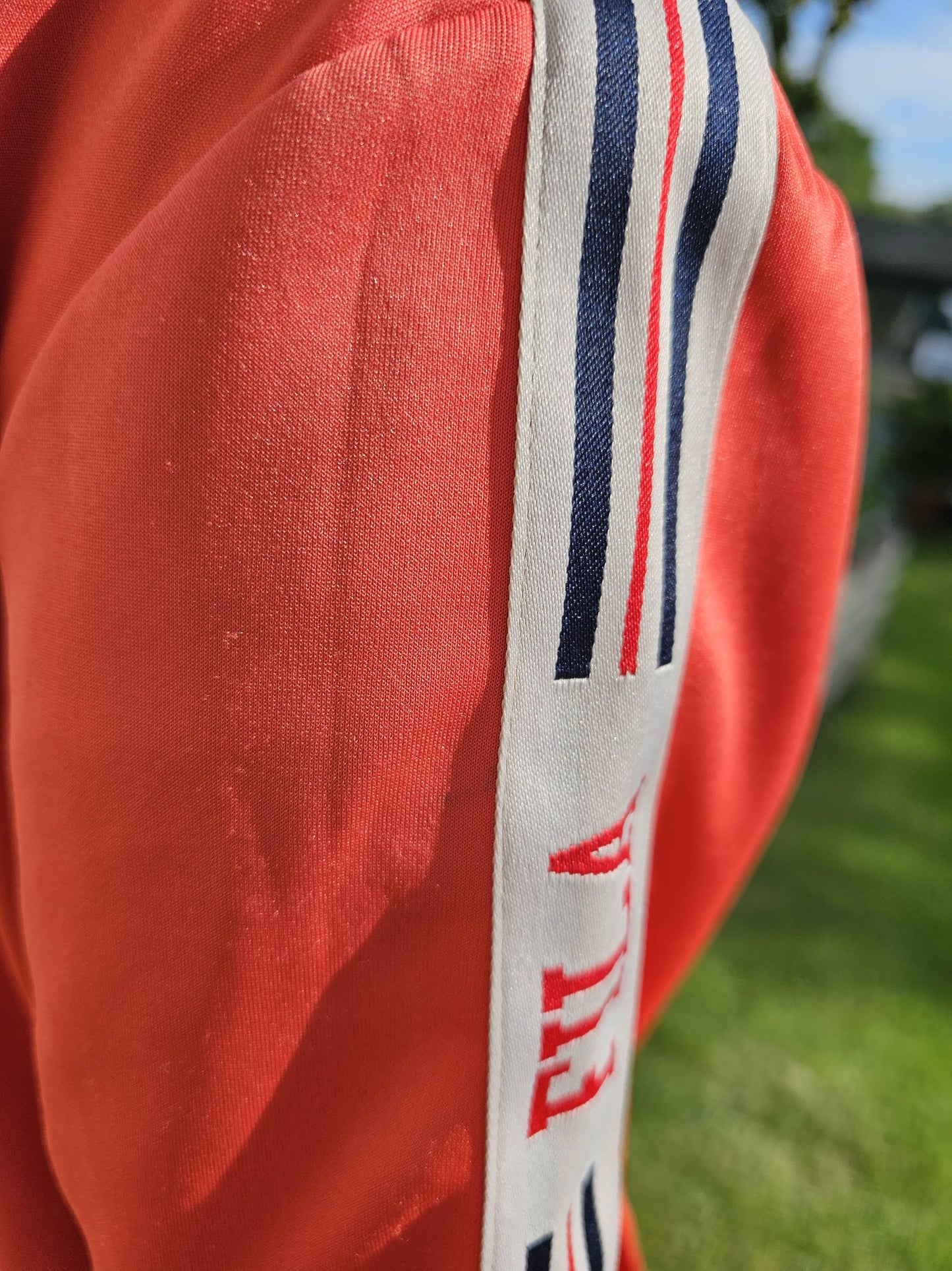 Vintage FILA Tracksuit Style Full Zip Retro Activewear Jacket - S/Small