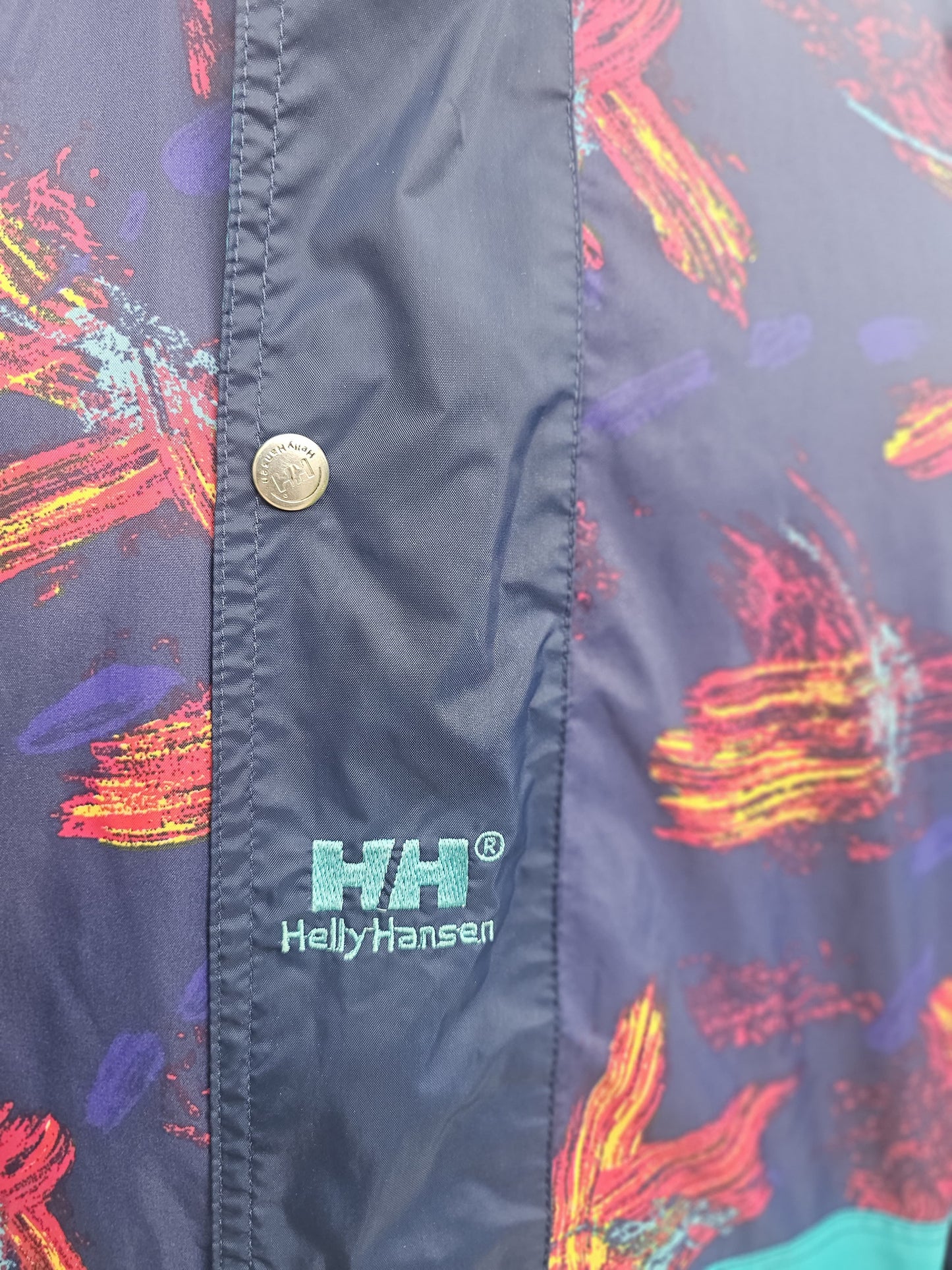 Awesome Vintage Helly Hansen 90s Rain Wind Coat Jacket - XL/XXL