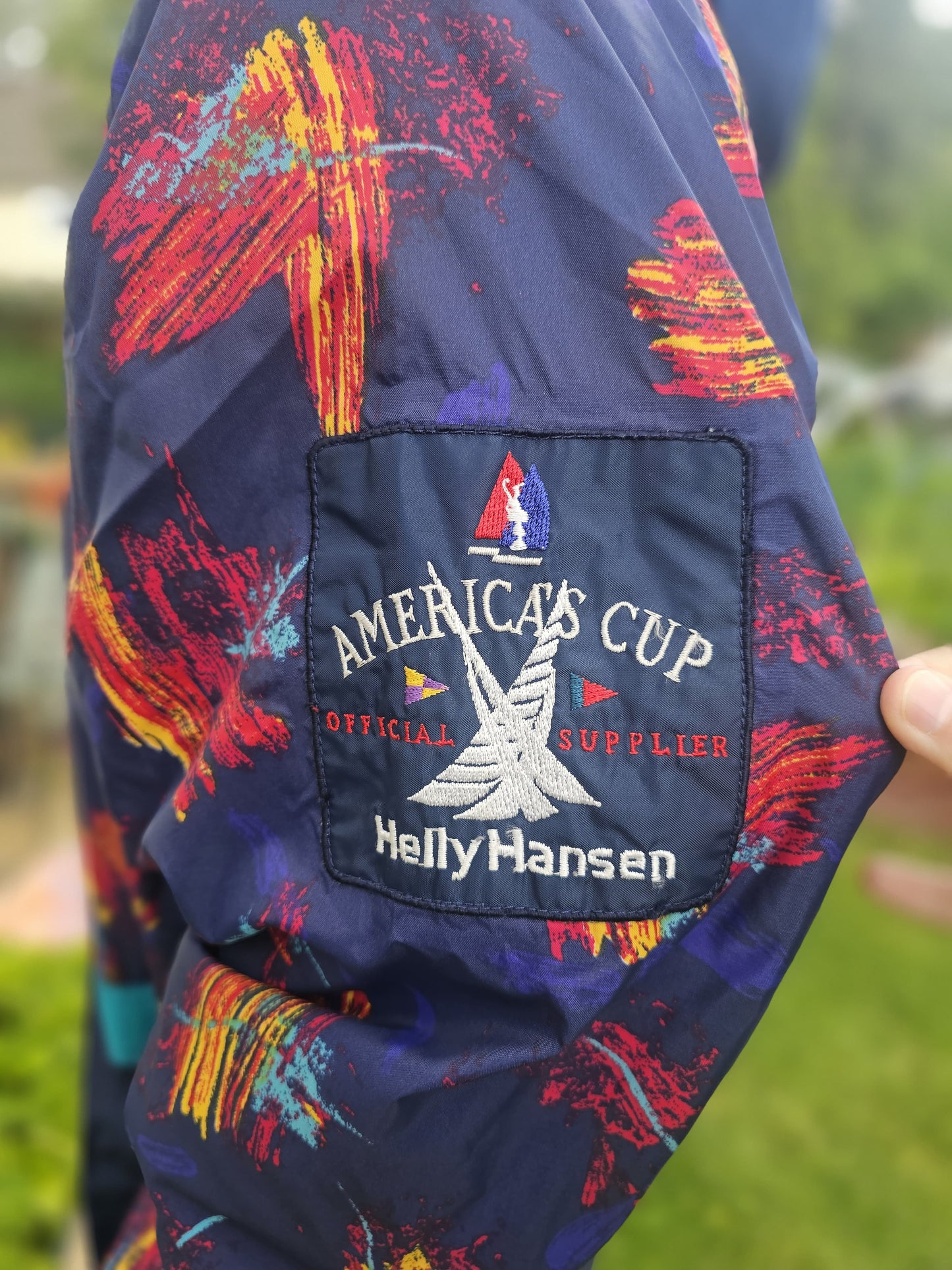 Awesome Vintage Helly Hansen 90s Rain Wind Coat Jacket - XL/XXL