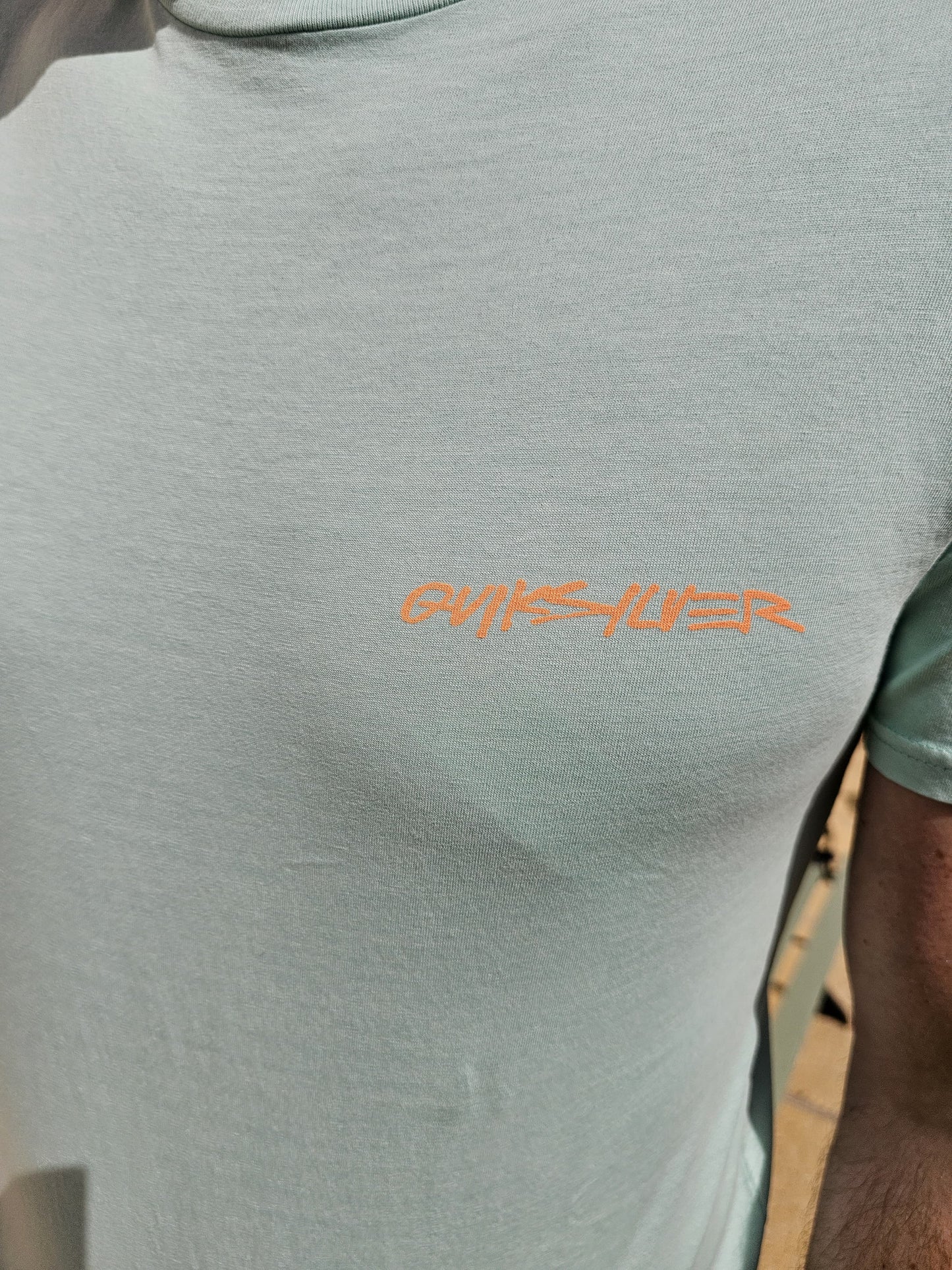 Quiksilver Large Tropical Back Print Short Sleeve T-Shirt - S/Small M/Medium