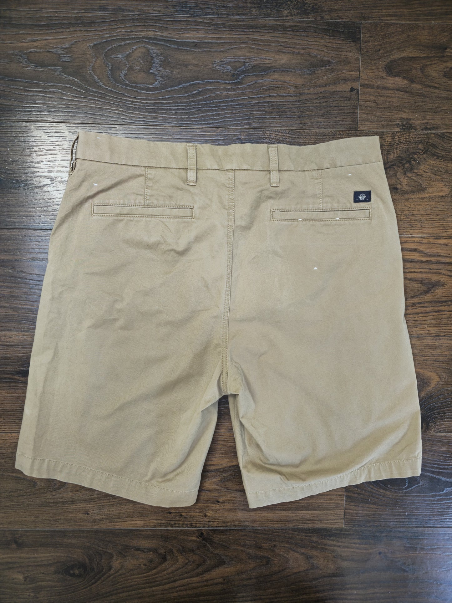 Men’s Khaki/Beige Dockers Chino Shorts - W36/L9 – Smart Casual Cotton Summer Shorts