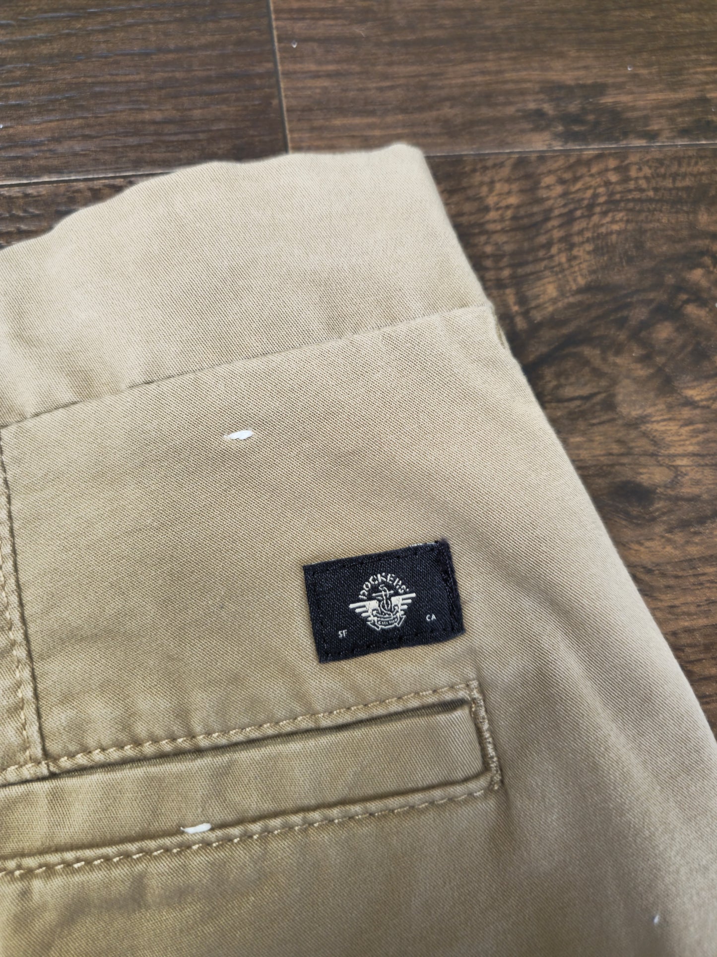 Men’s Khaki/Beige Dockers Chino Shorts - W36/L9 – Smart Casual Cotton Summer Shorts